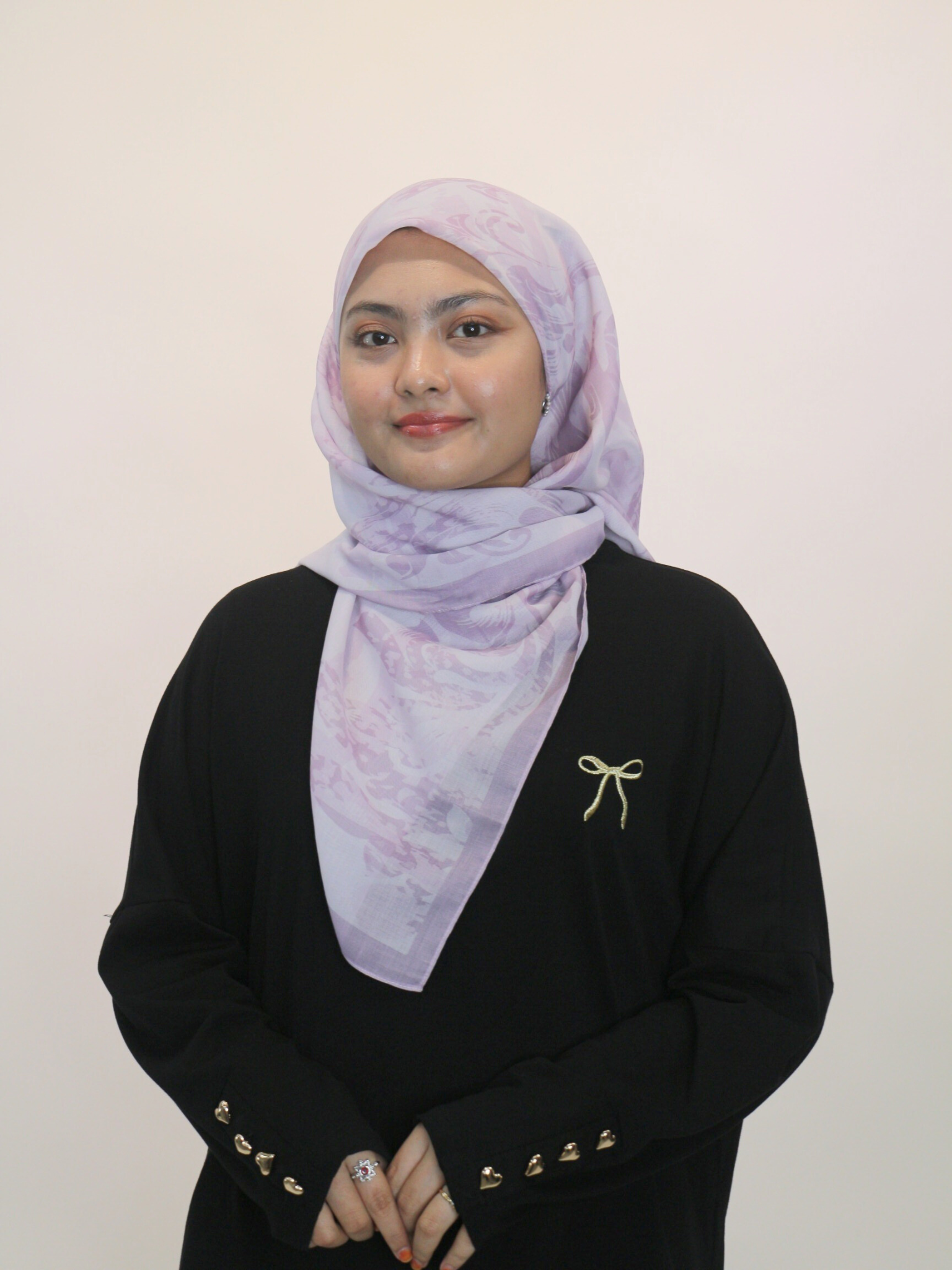 Elina Bawal in Purple