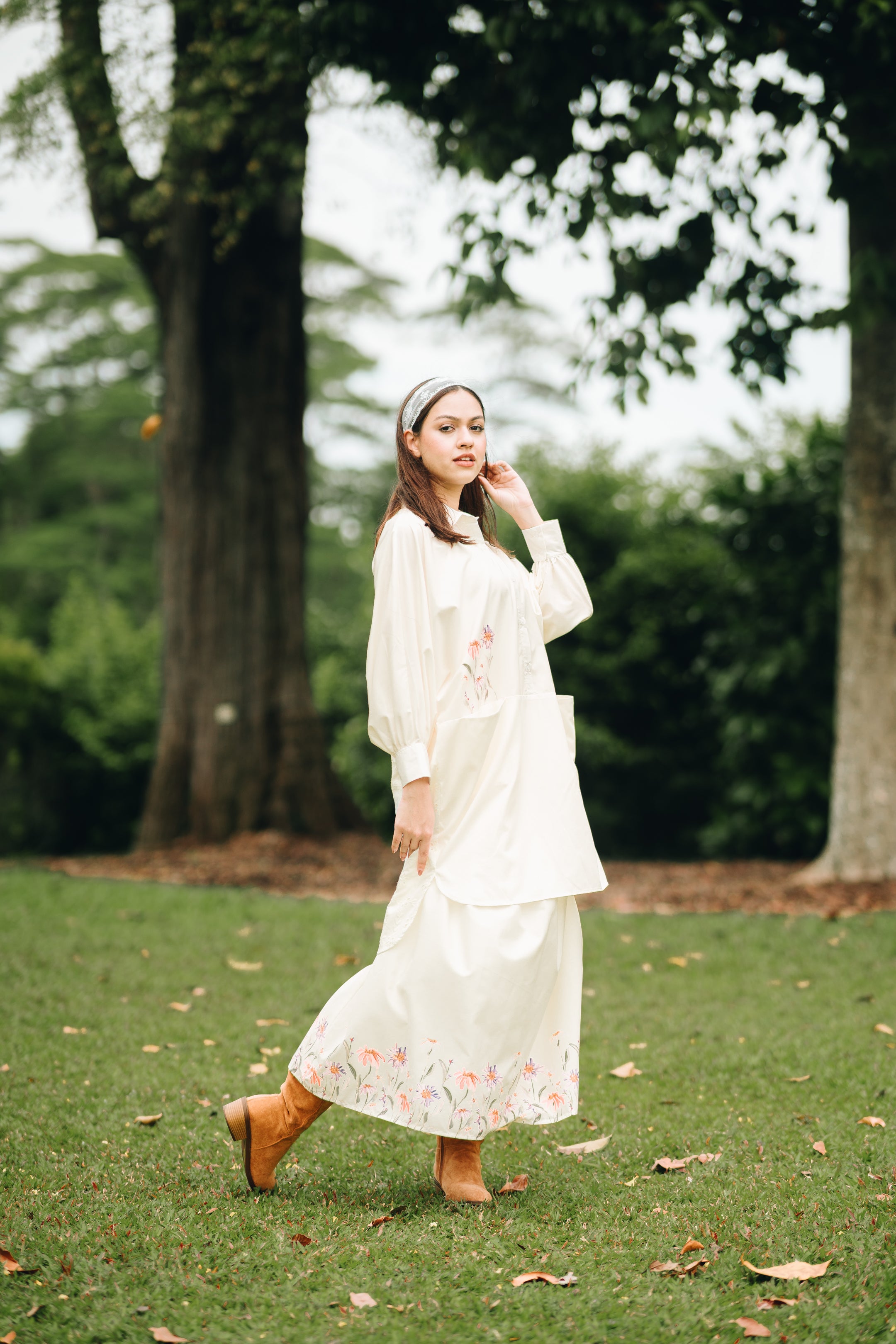 Wildflower Top in Cream