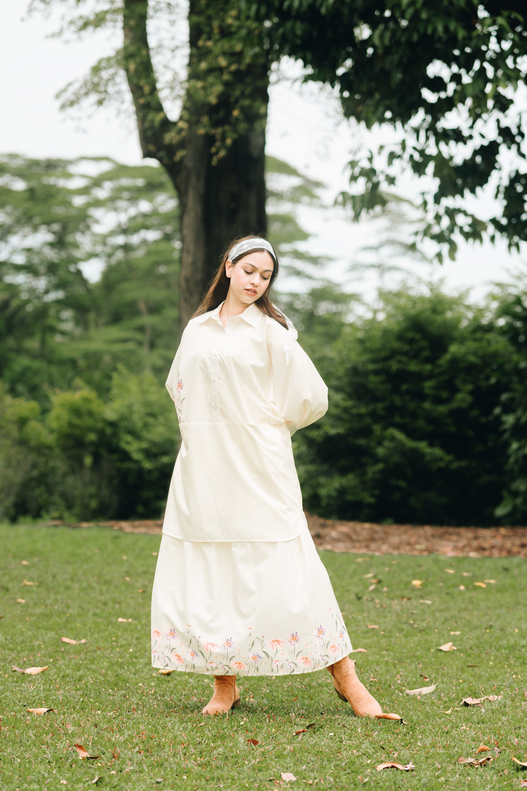Wildflower Top in Cream