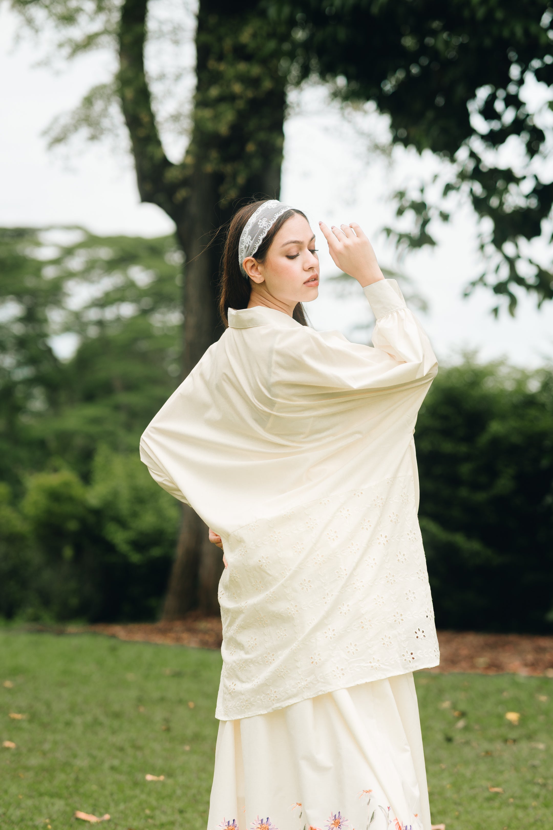 Wildflower Top in Cream
