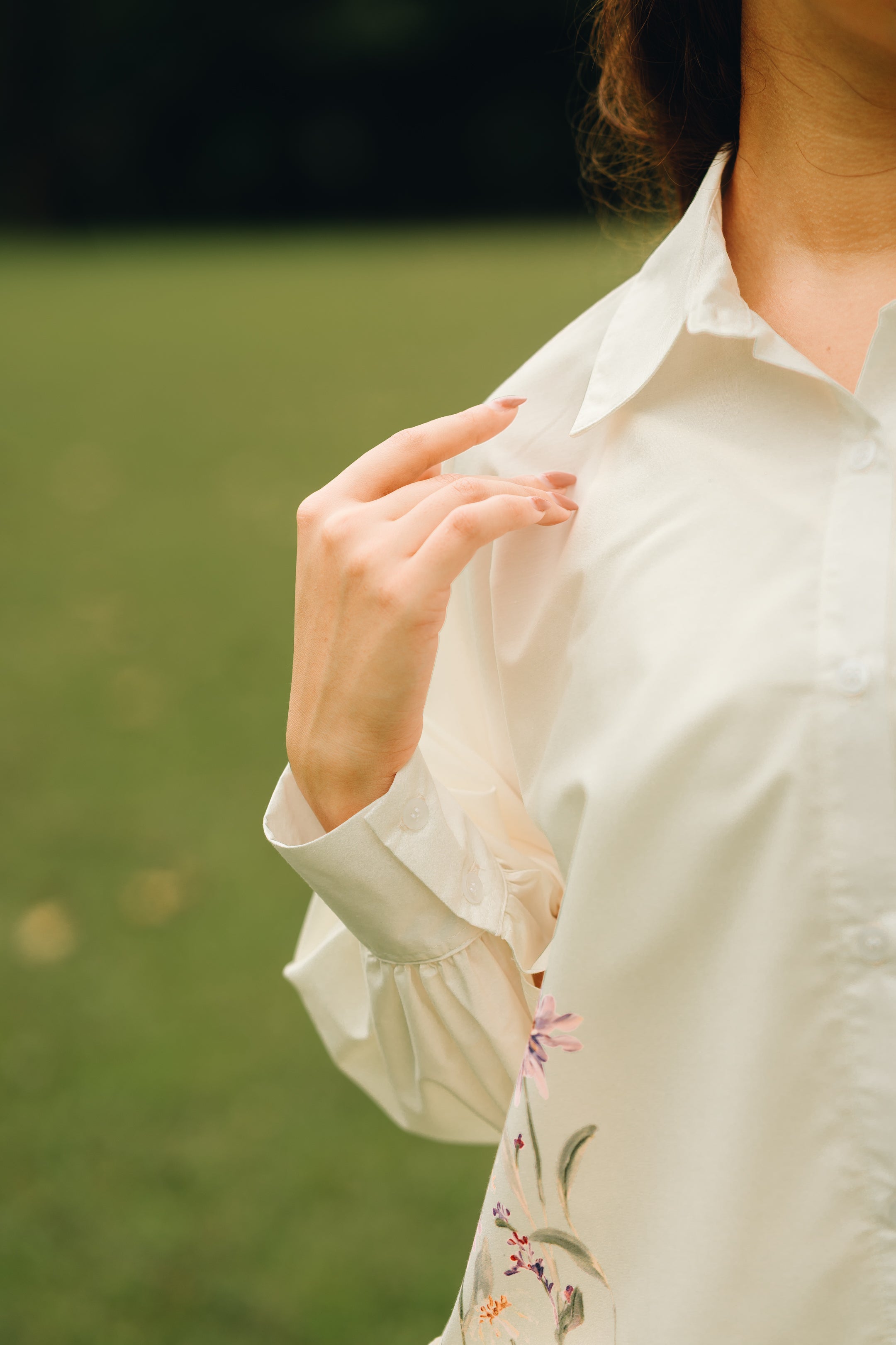 Wildflower Top in Cream