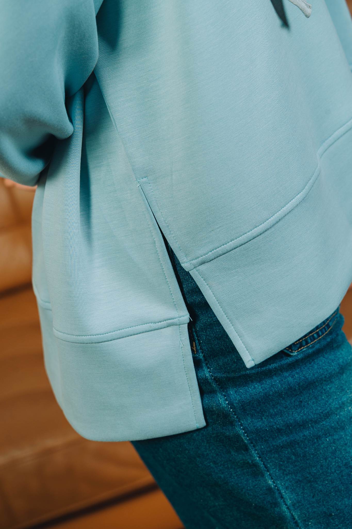 Modal Habibti Sweater in Blue