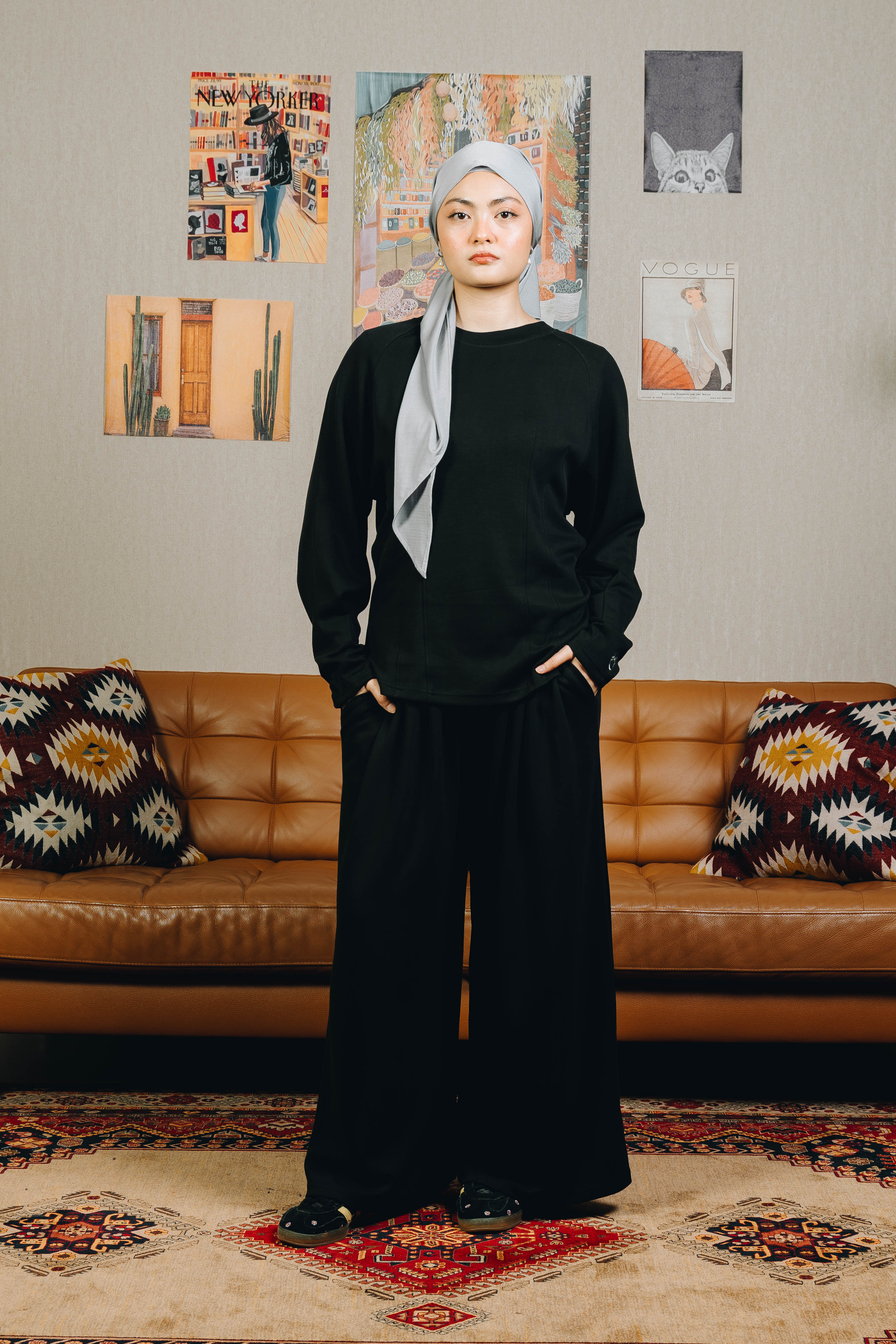 Modal Lounge Pants in Black