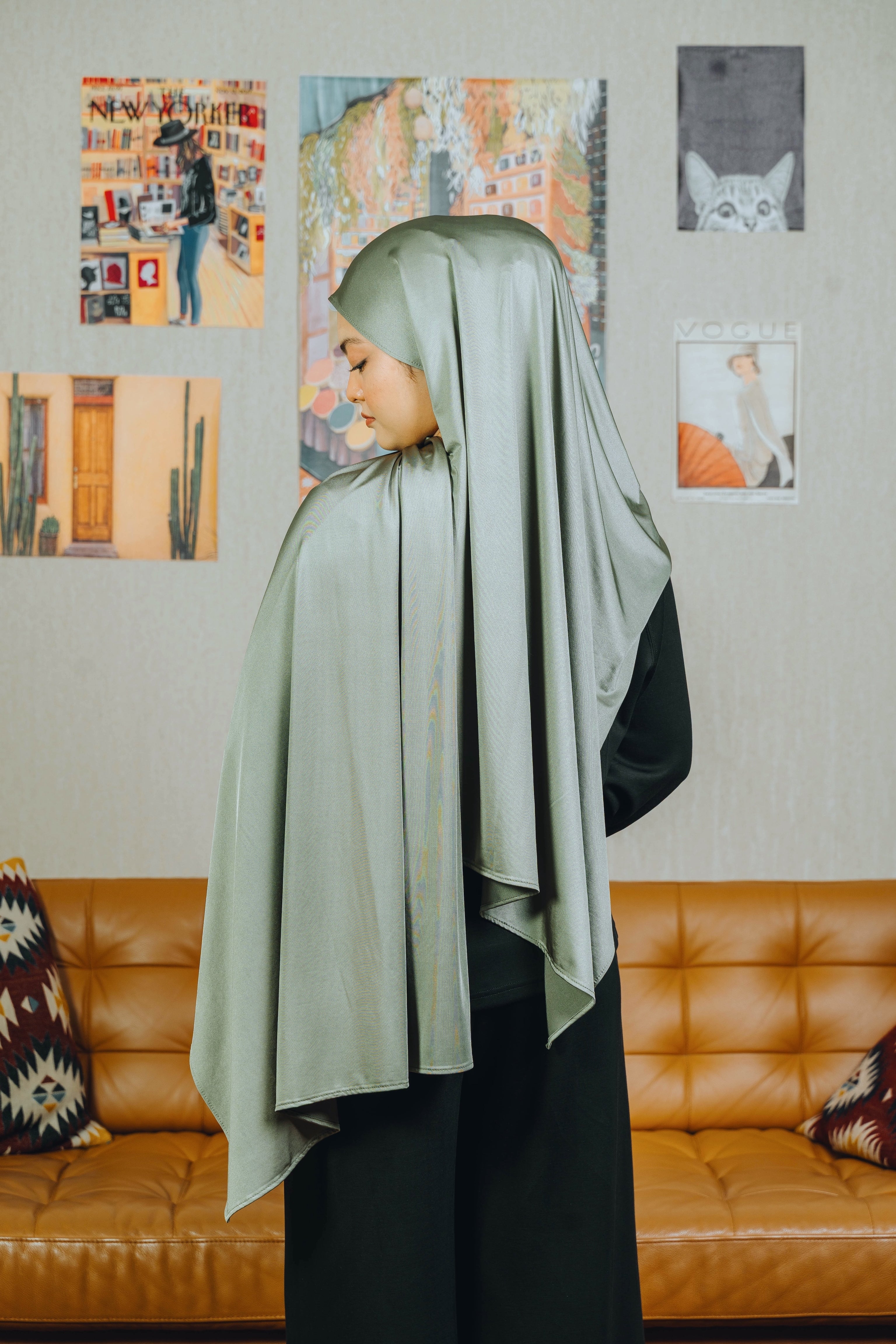 Satin Jersey Shawl