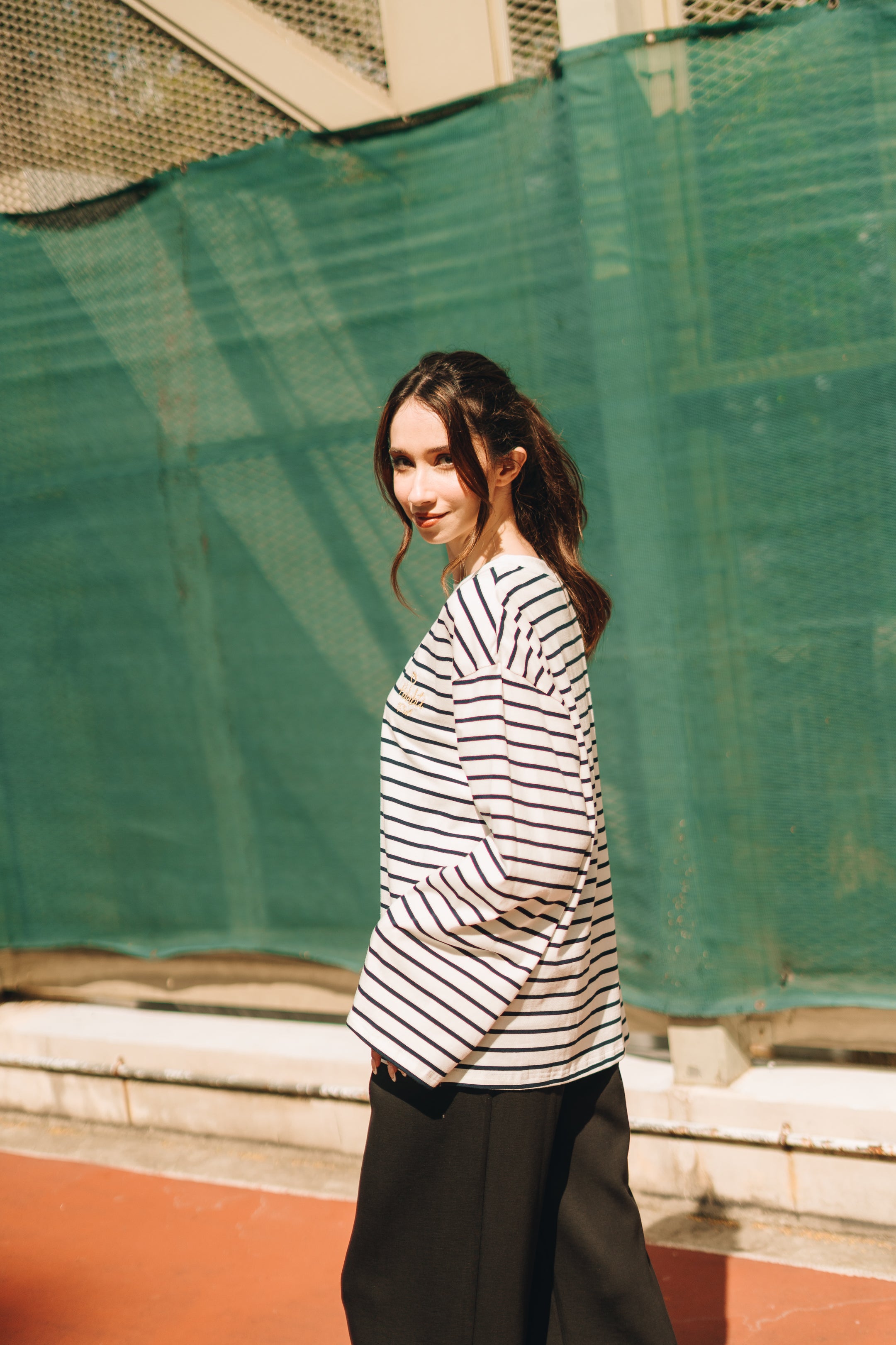 Habibti Stripe Top