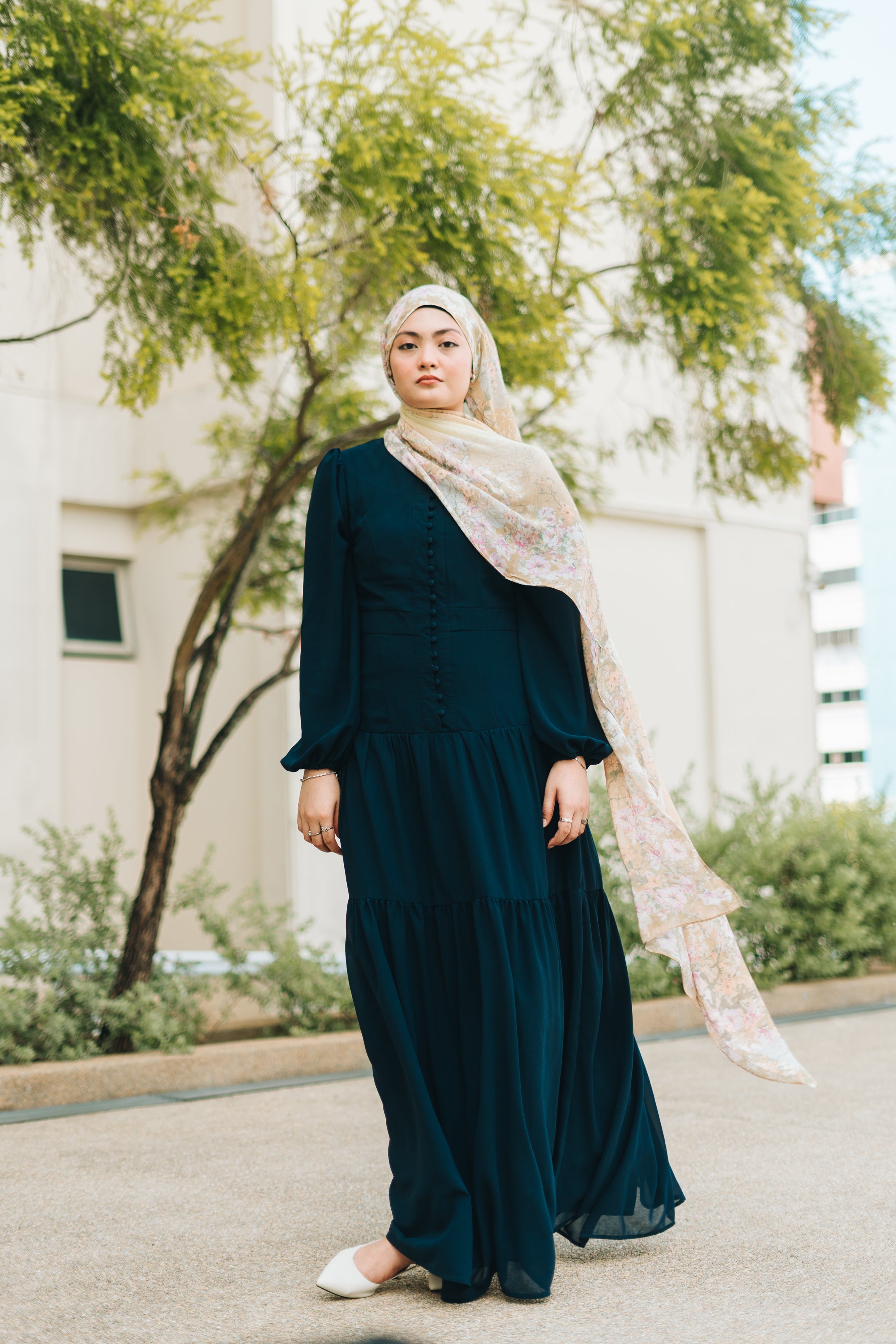 Taloura Chiffon Dress
