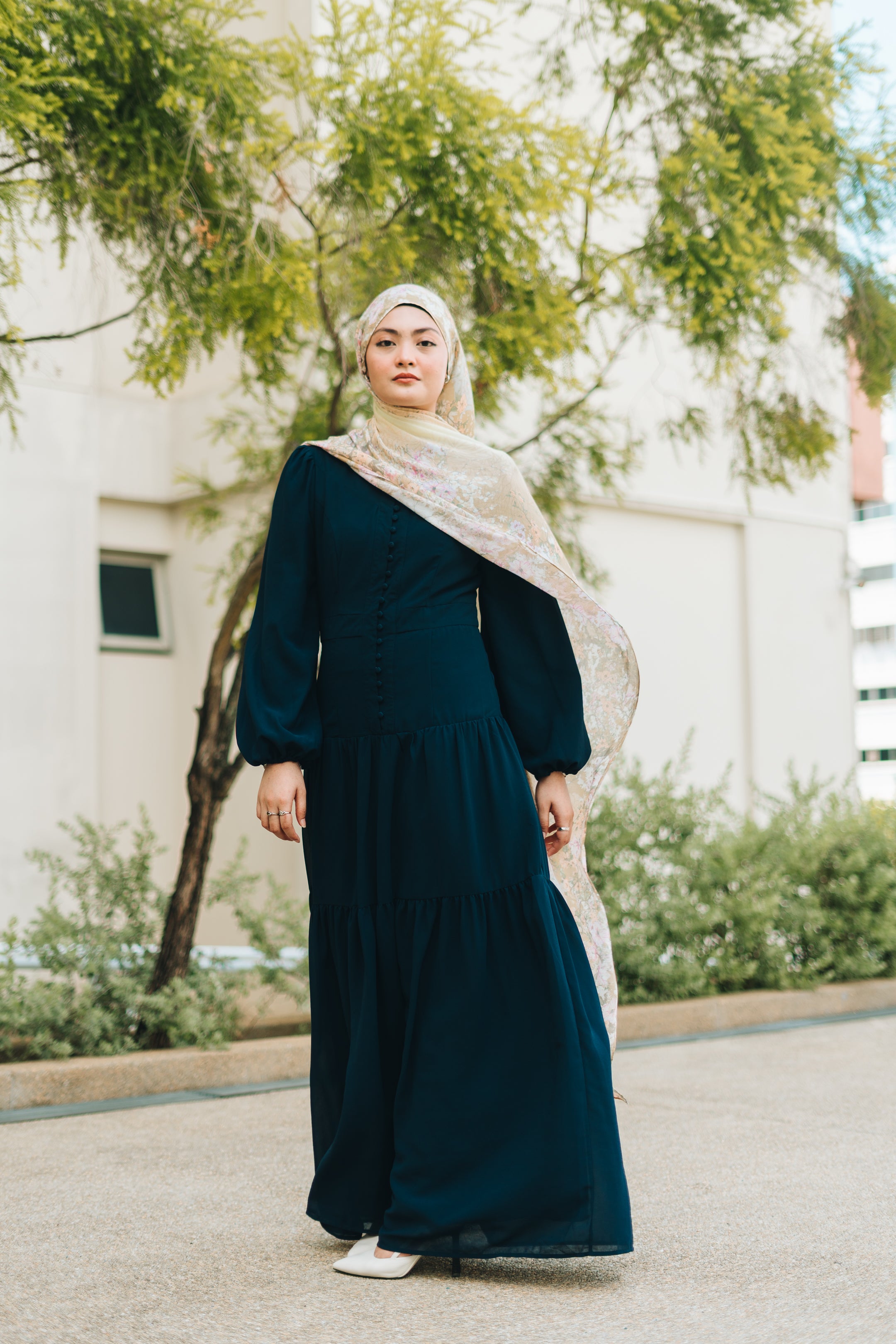 Taloura Chiffon Dress