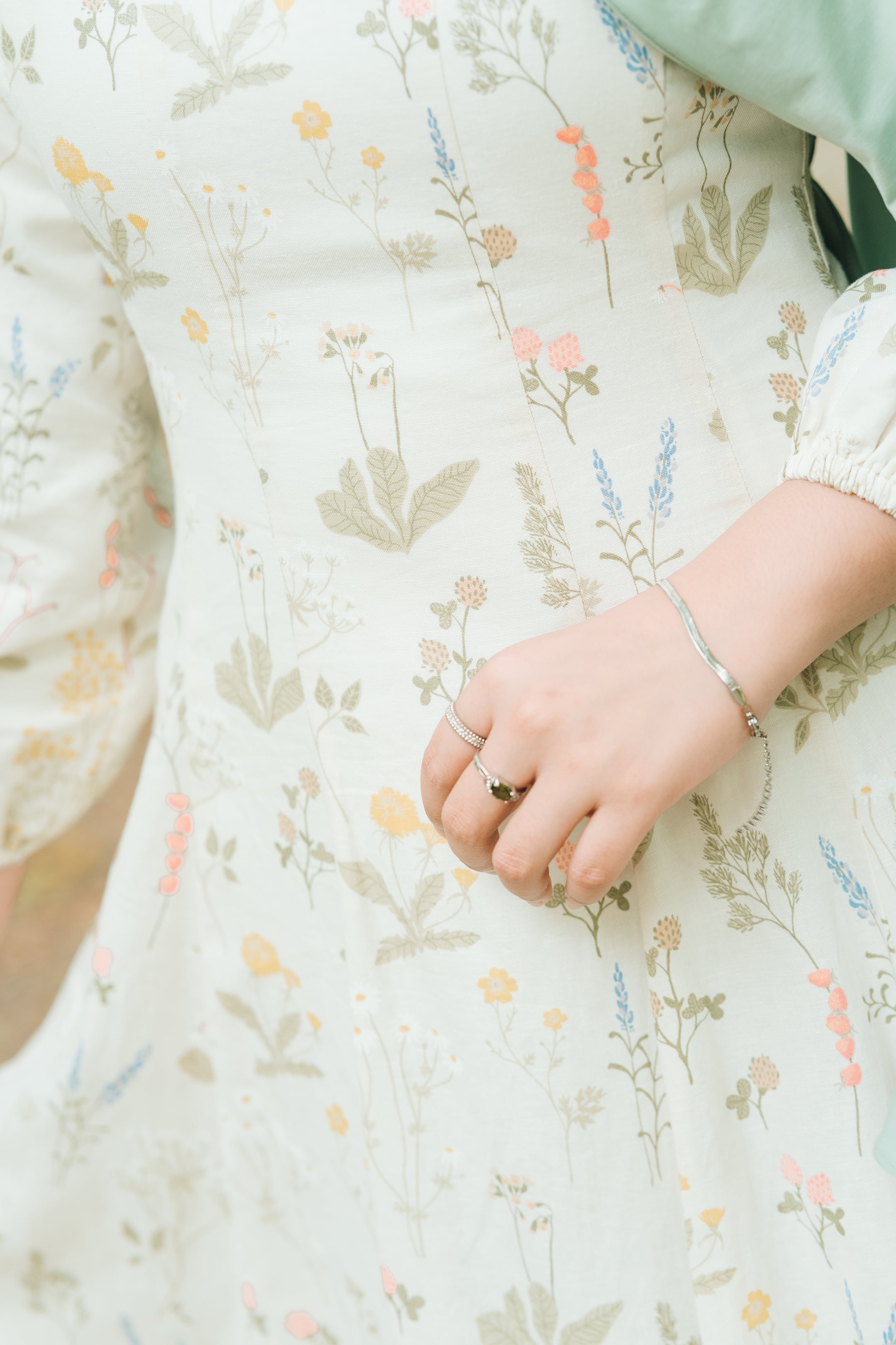 Annelise Printed Linen Dress