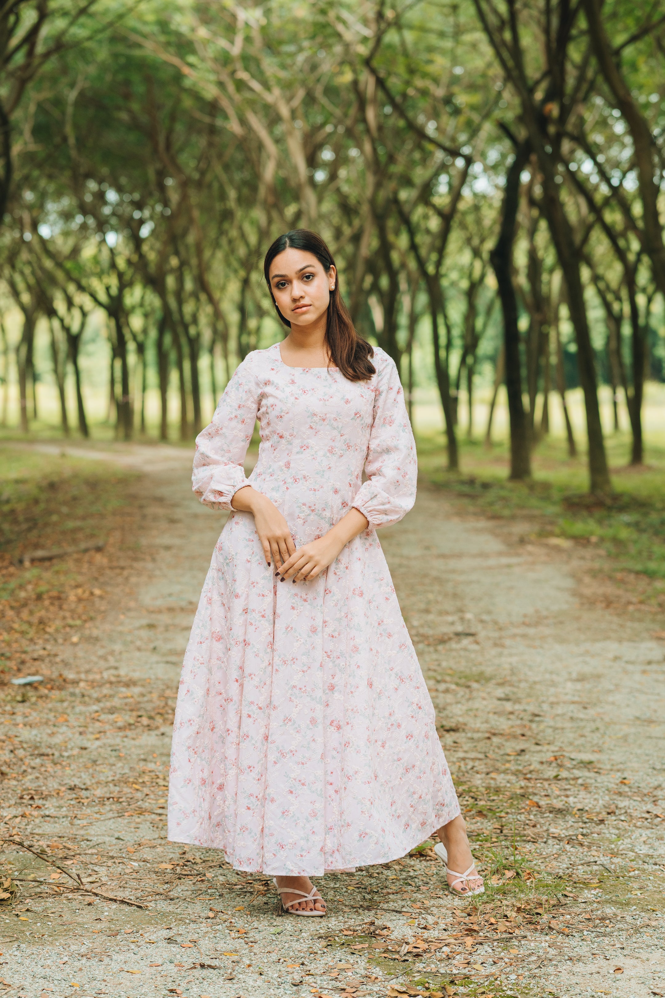 Rosalind Cotton Eyelet Dress