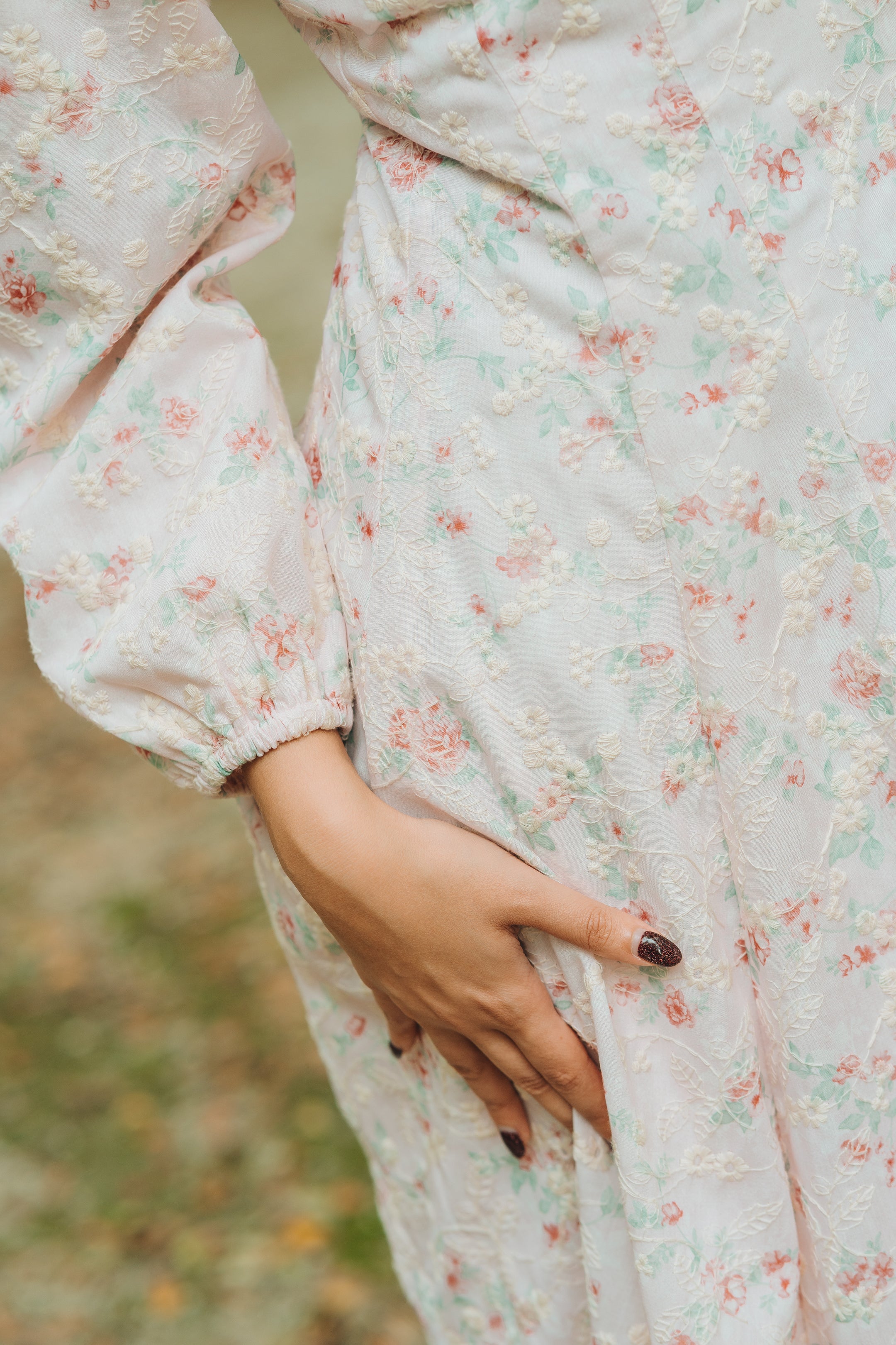 Rosalind Cotton Eyelet Dress
