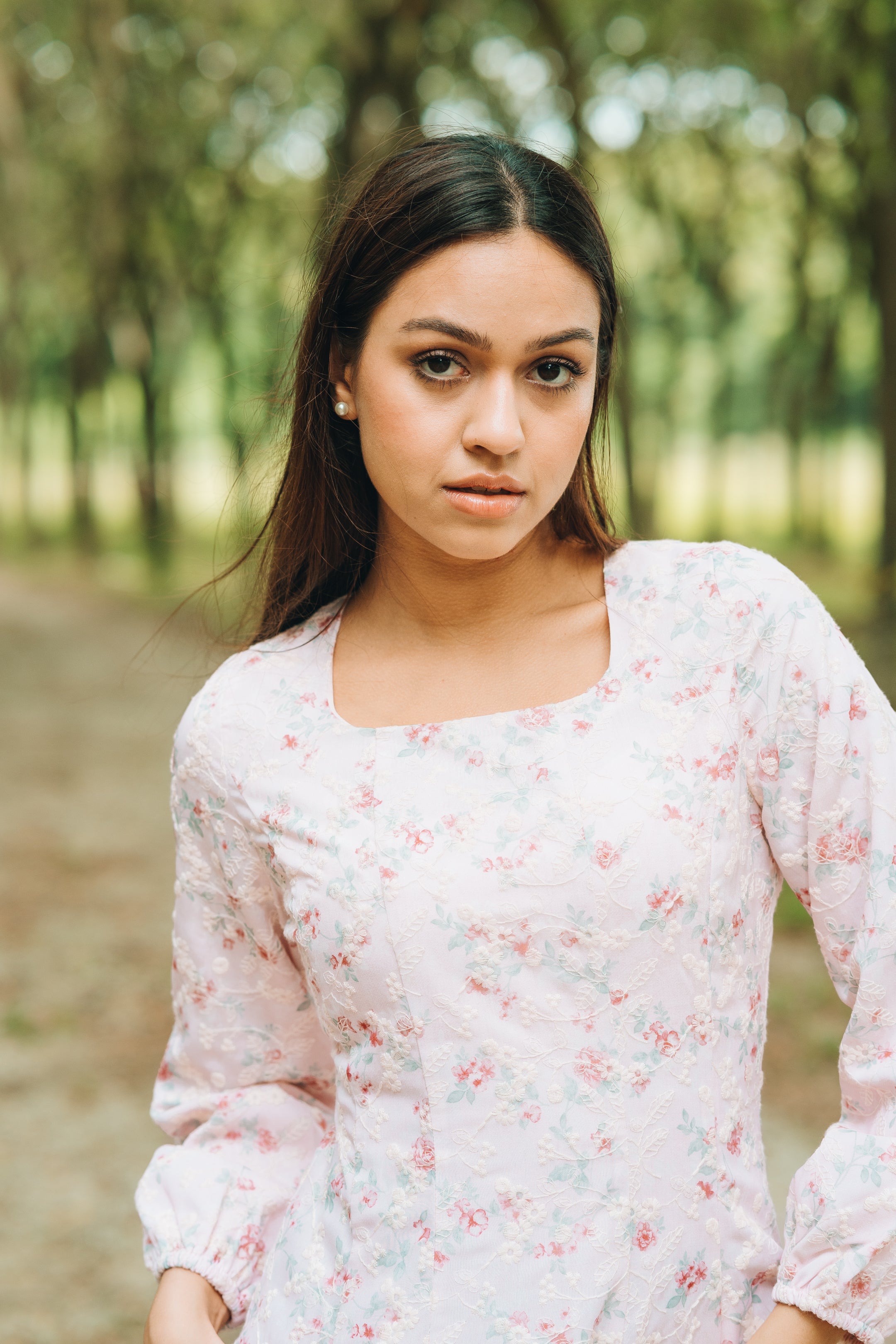 Rosalind Cotton Eyelet Dress