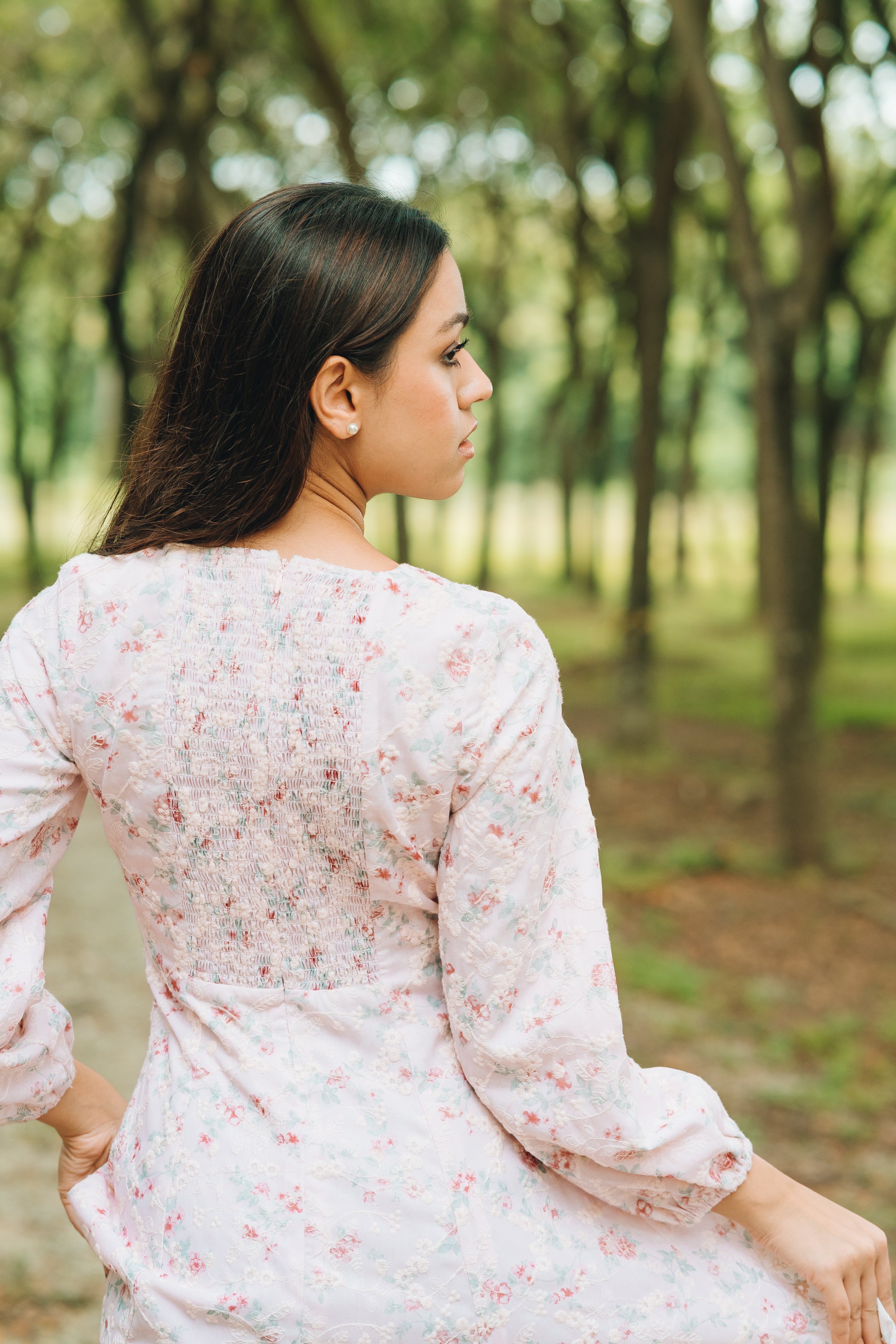 Rosalind Cotton Eyelet Dress