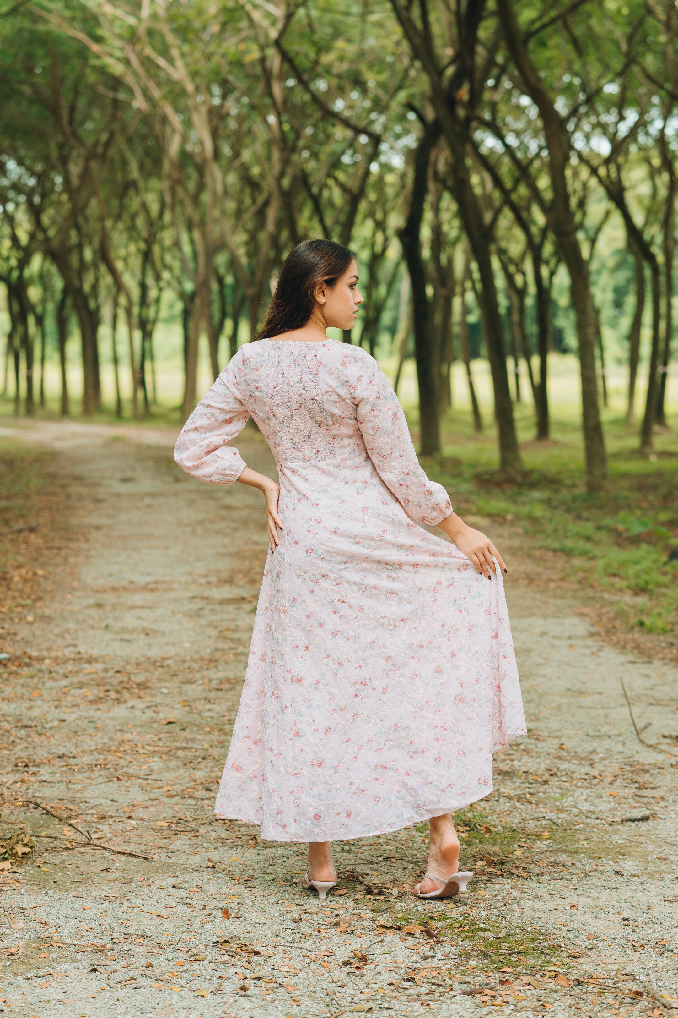 Rosalind Cotton Eyelet Dress