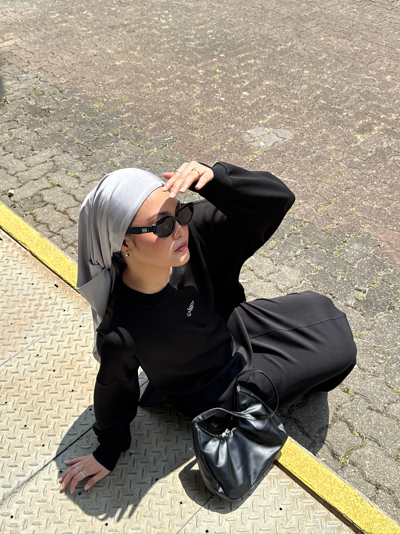 Modal Habibti Sweater in Black
