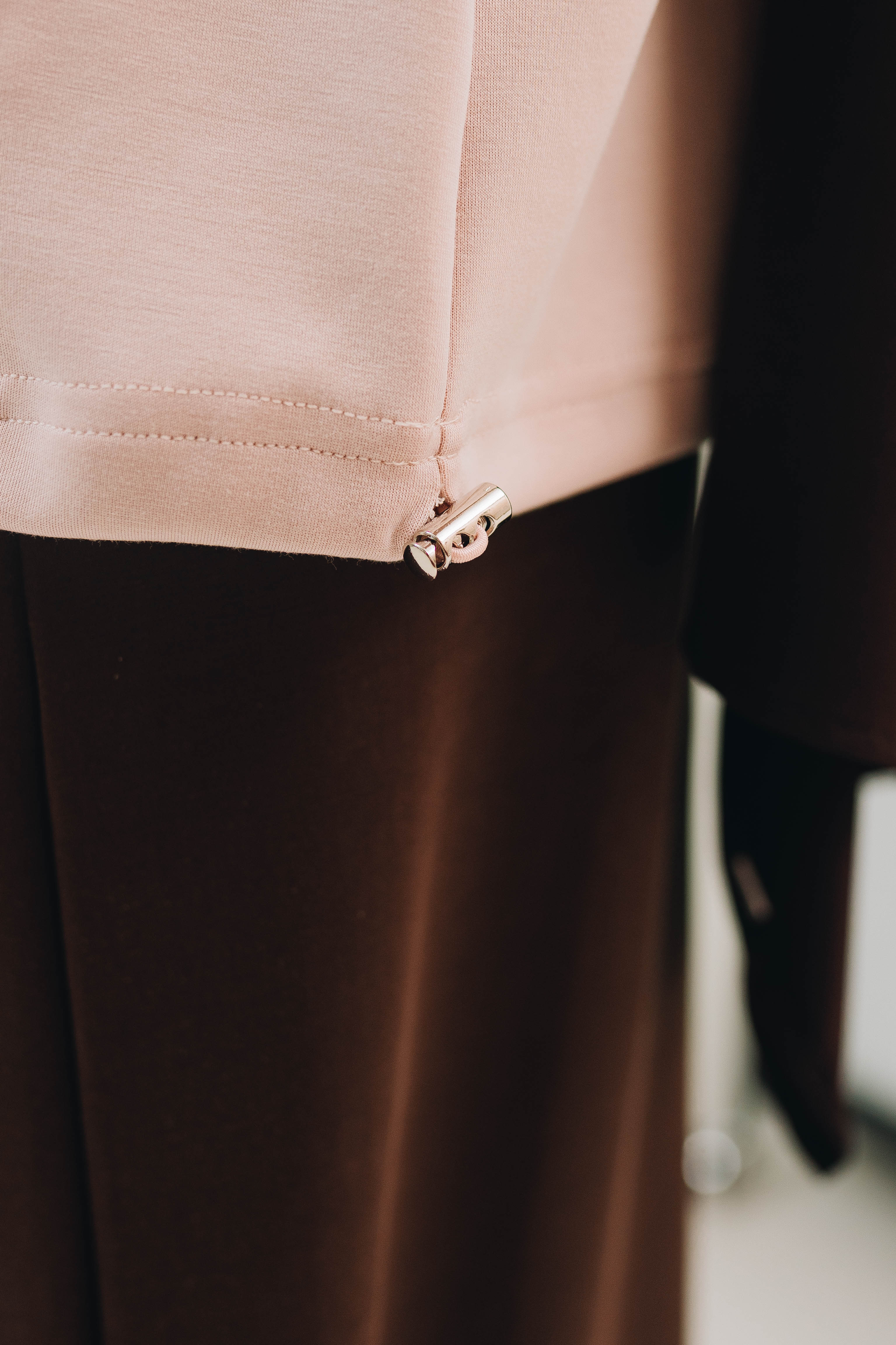 Habibti Quarter Zip Jacket in Strawberry