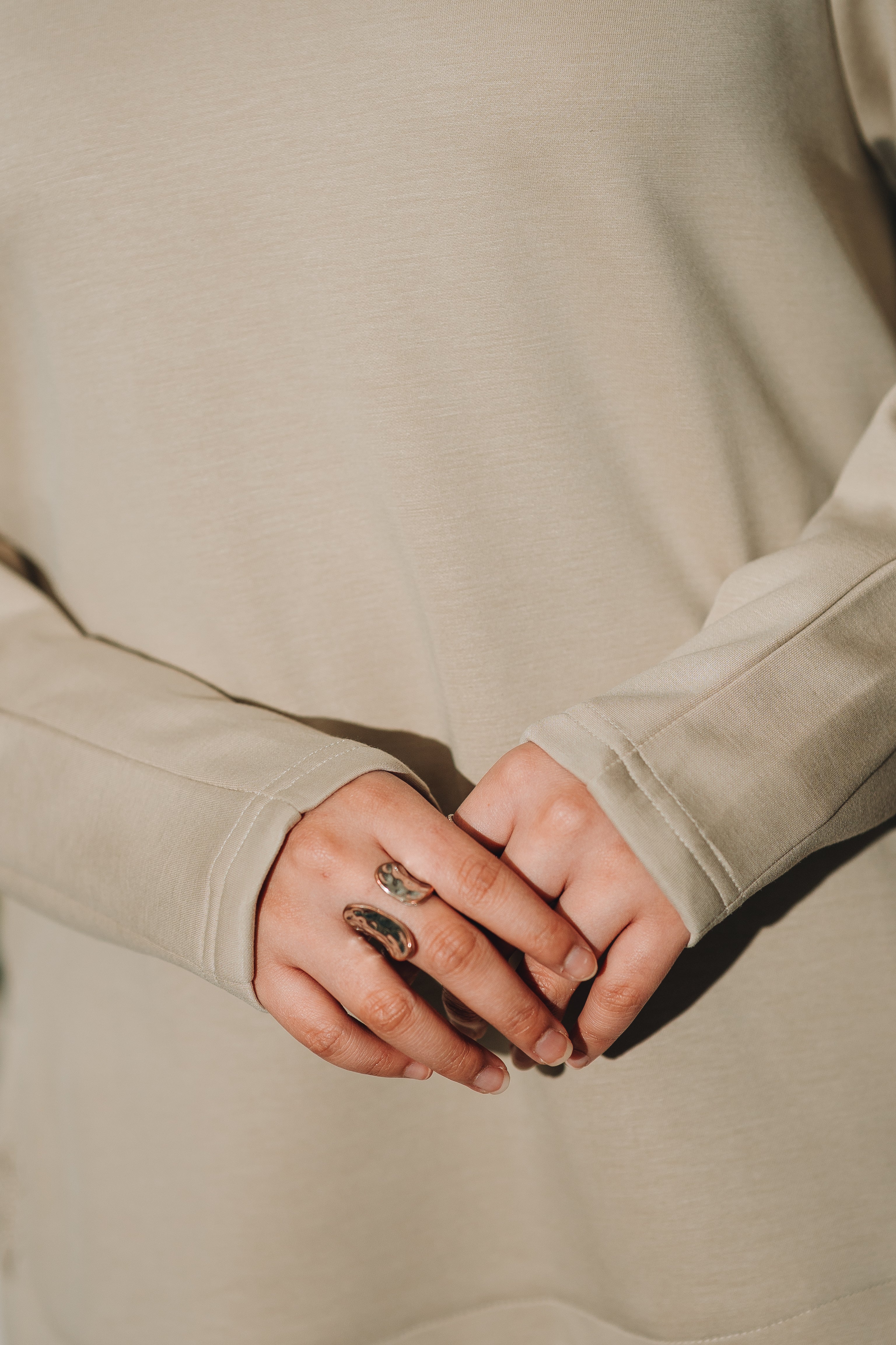 Habibti Lounge Top in Cream