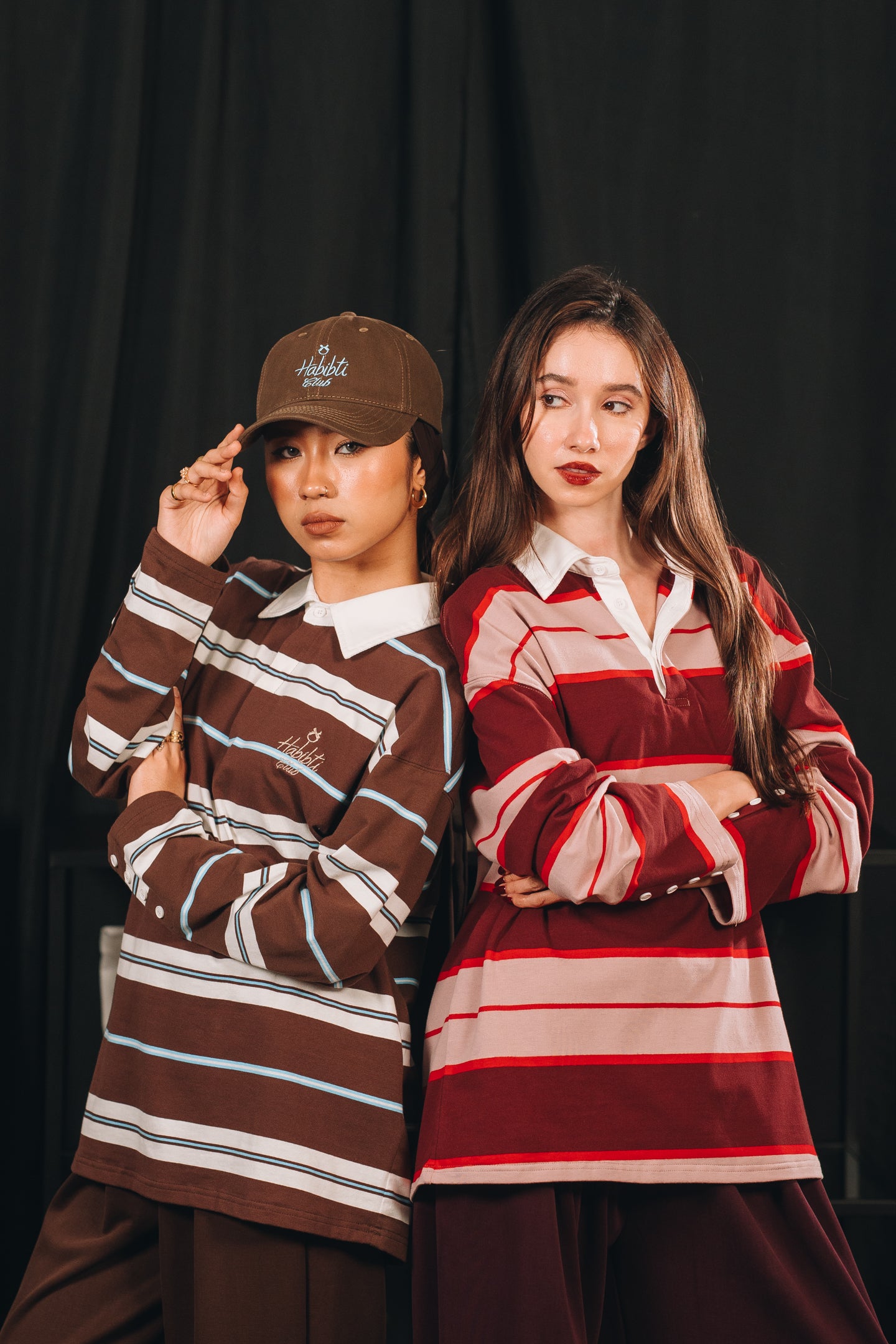 Noa Stripe Top in Cherry