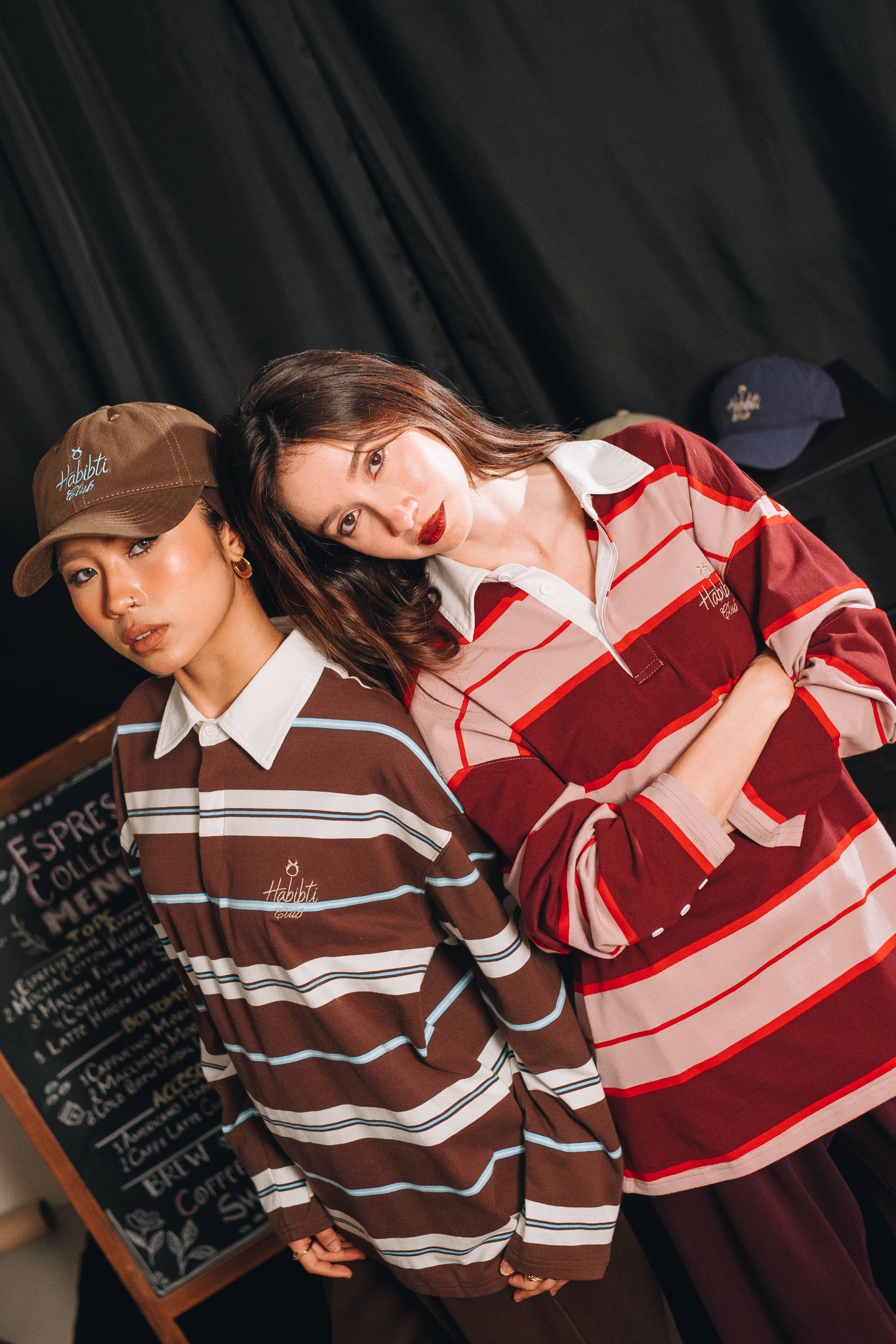 Noa Stripe Top in Cherry