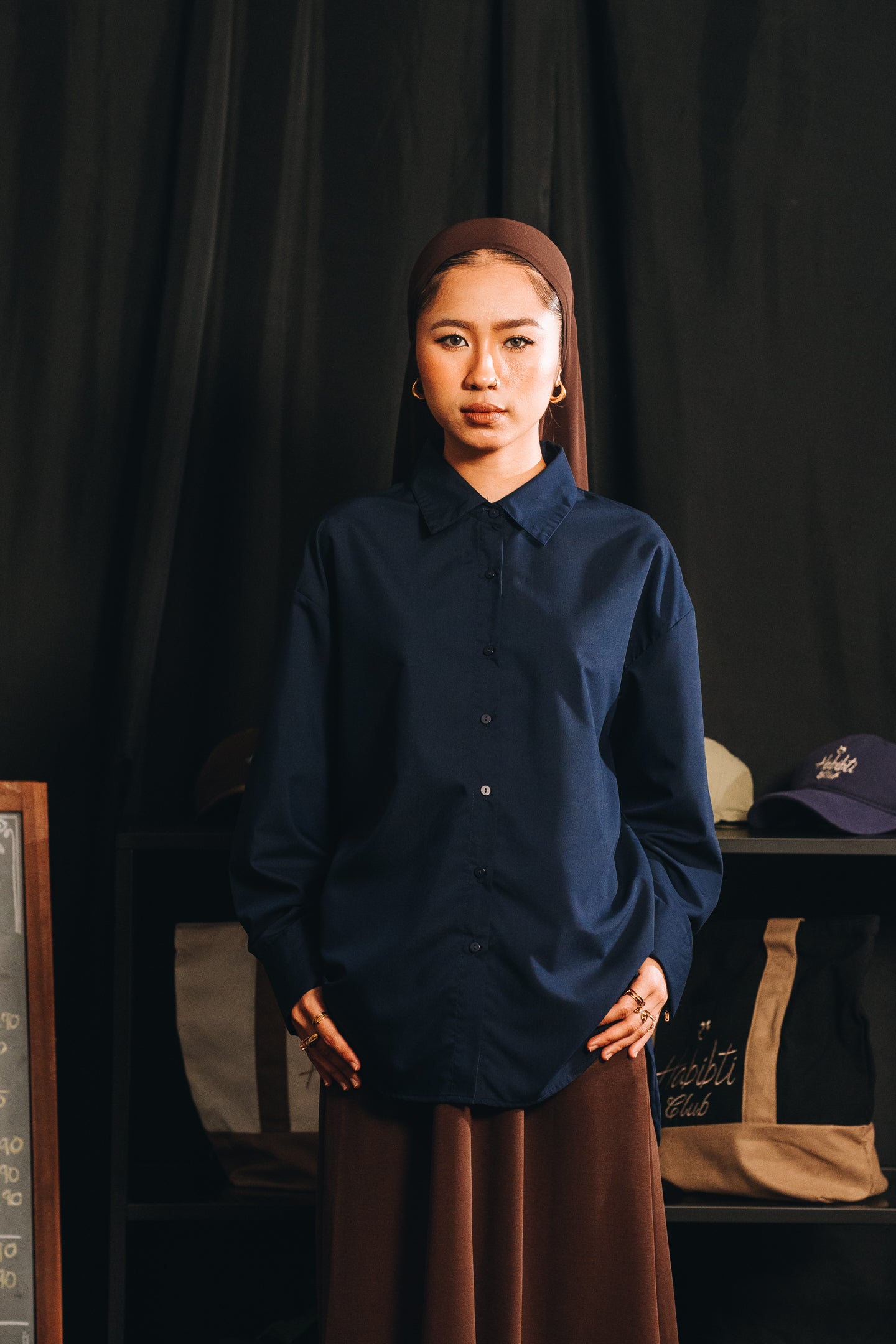 Hidden Habibti Cotton Tencel Shirt