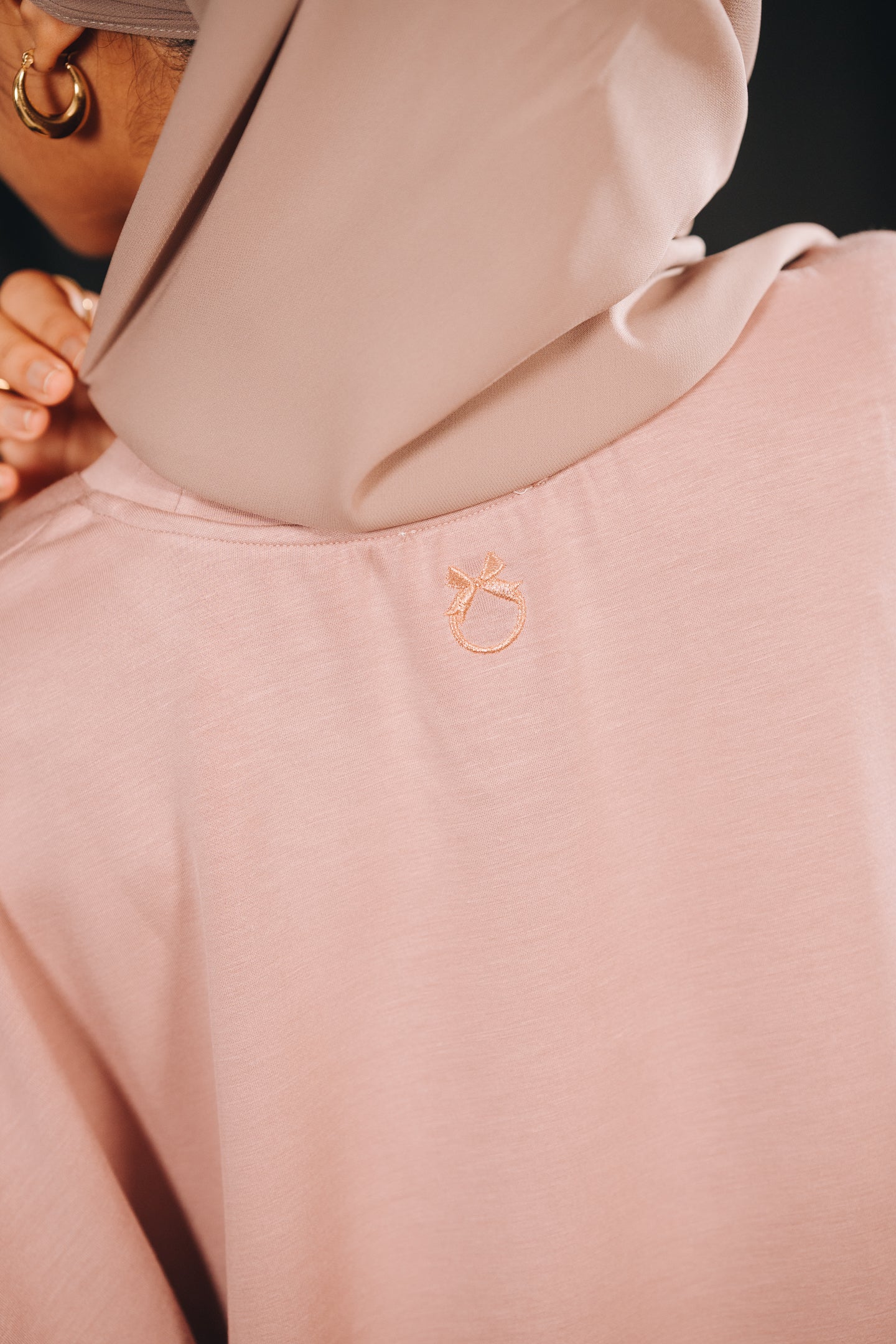 Modal Habibti Sweater in Dusty Pink