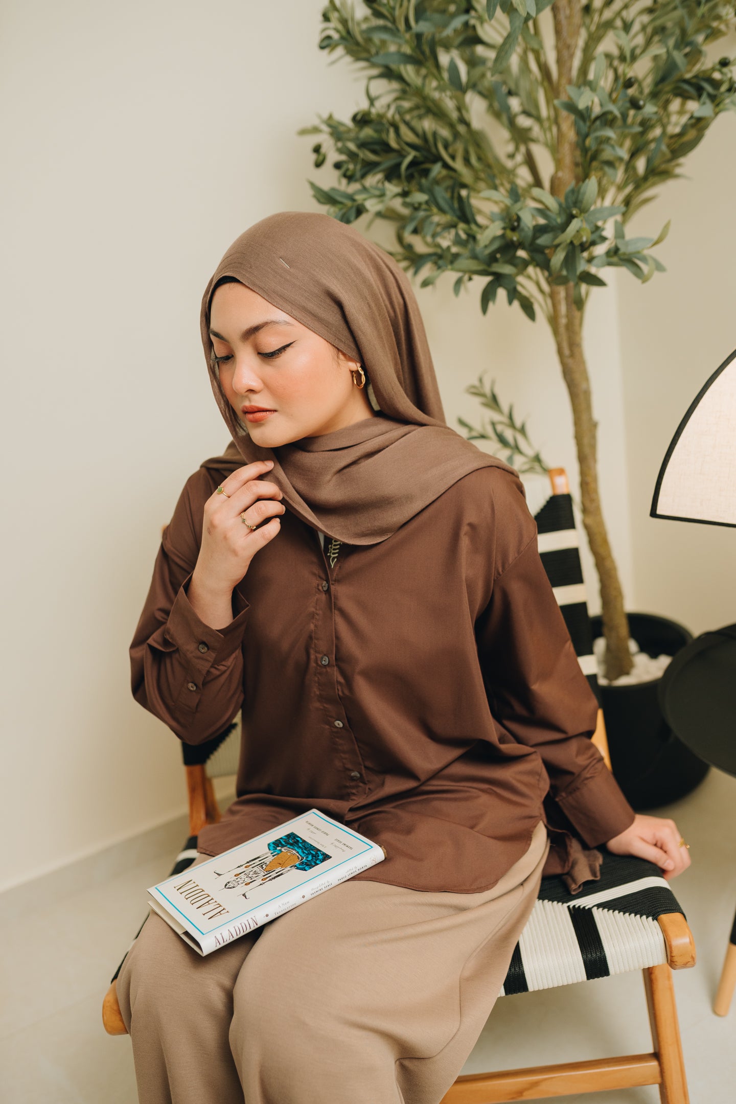 Hidden Habibti Cotton Tencel Shirt