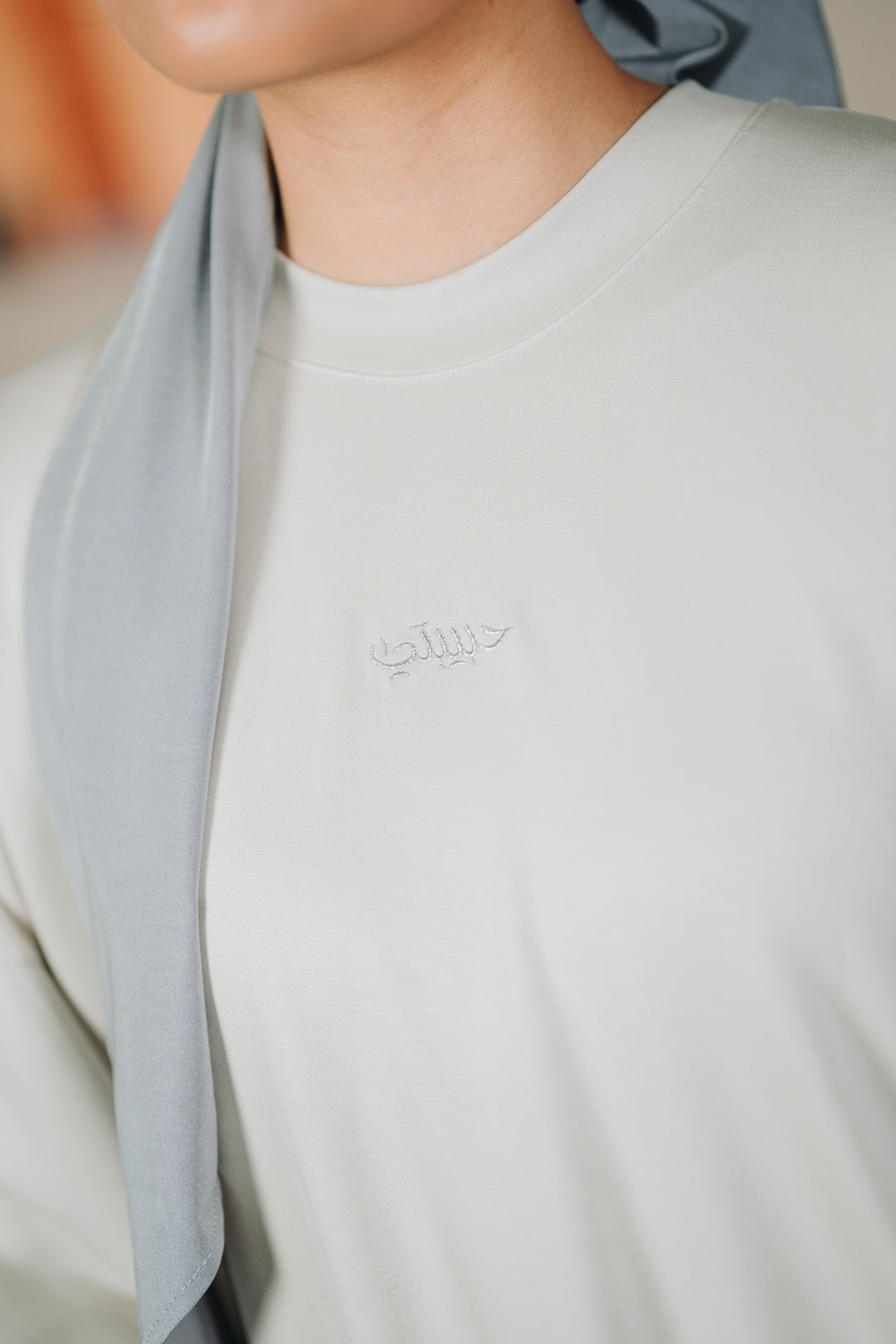 Modal Habibti Sweater in Silver