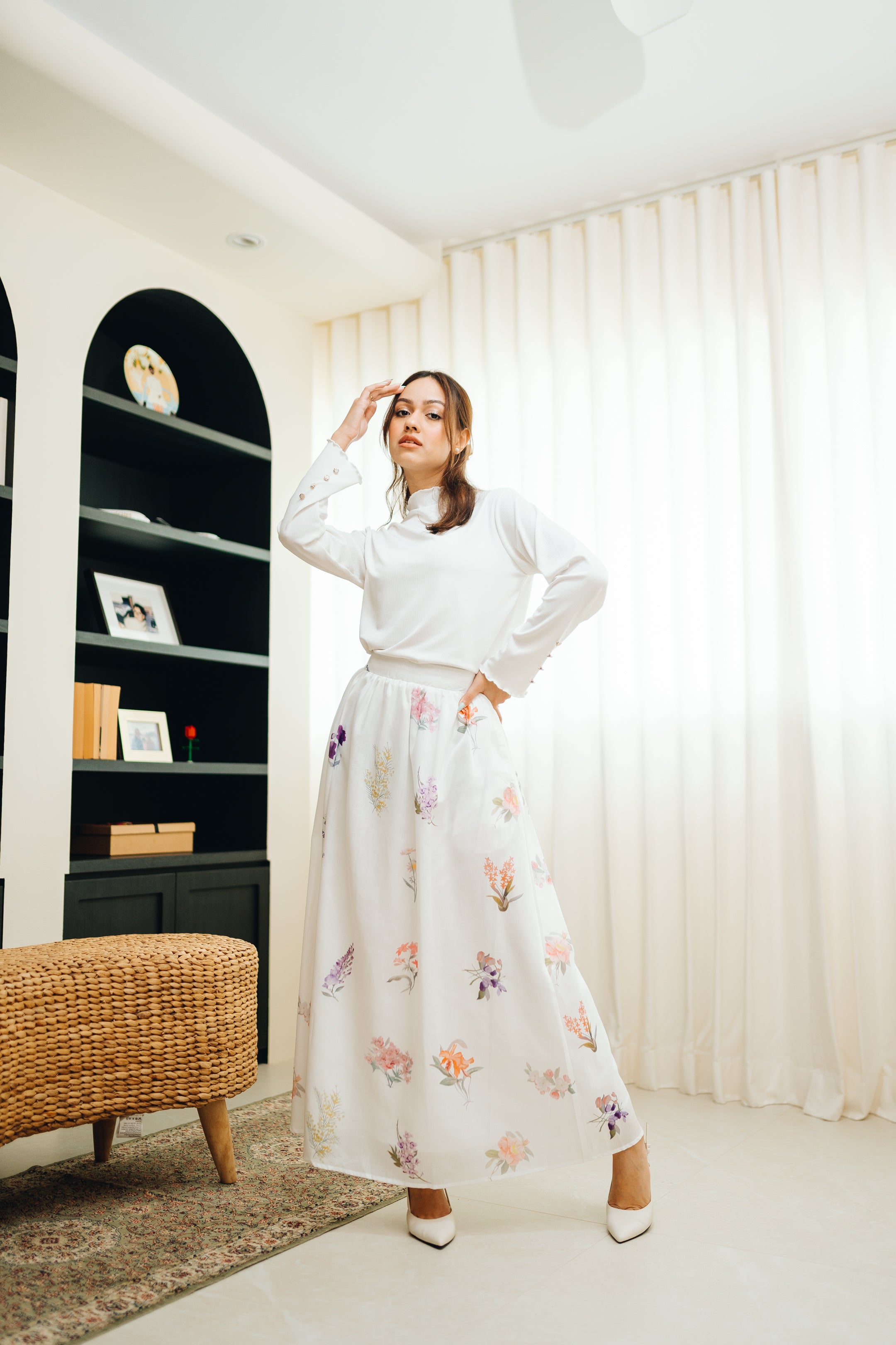 Isadora Skirt in White