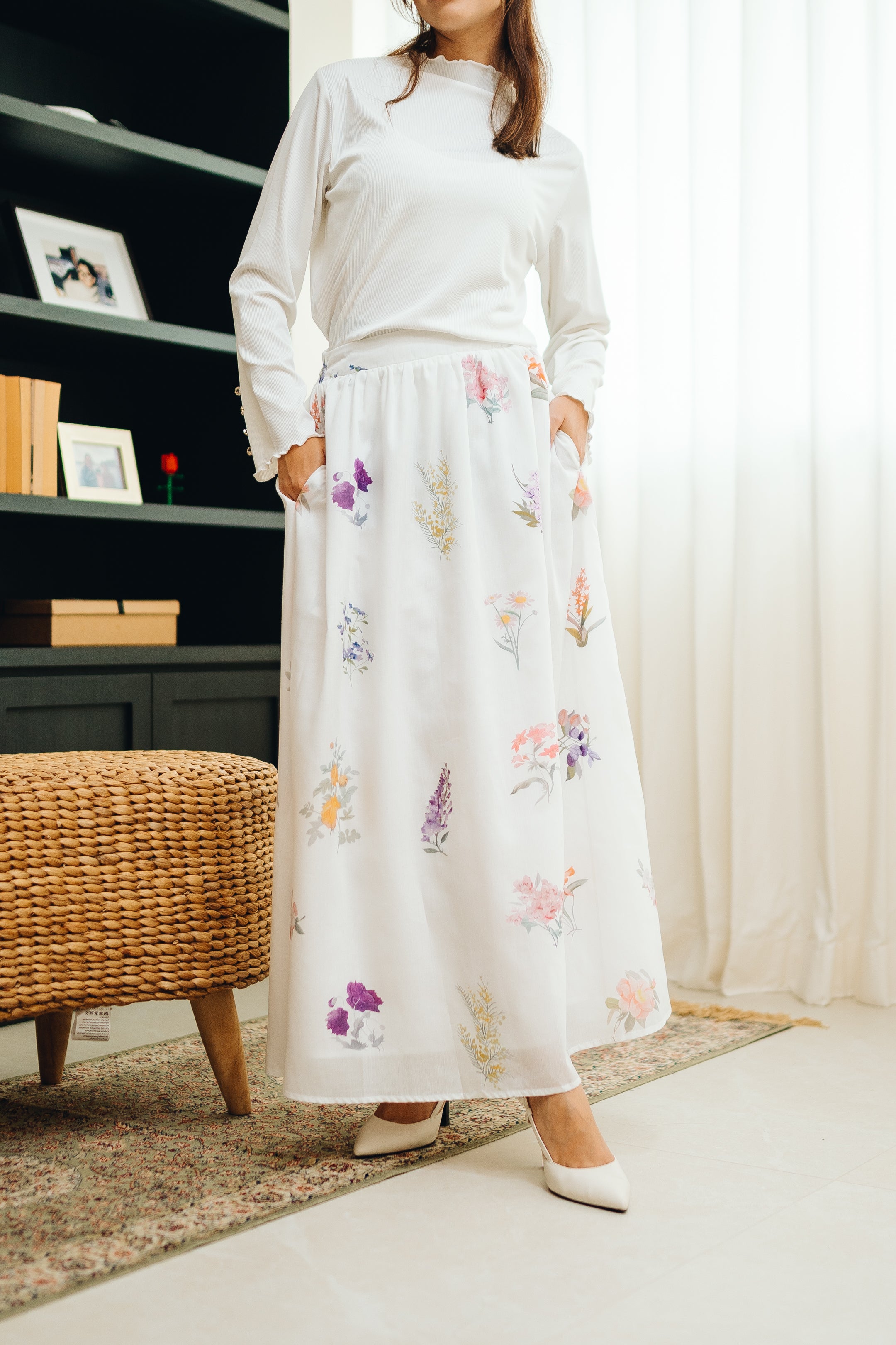 Isadora Skirt in White