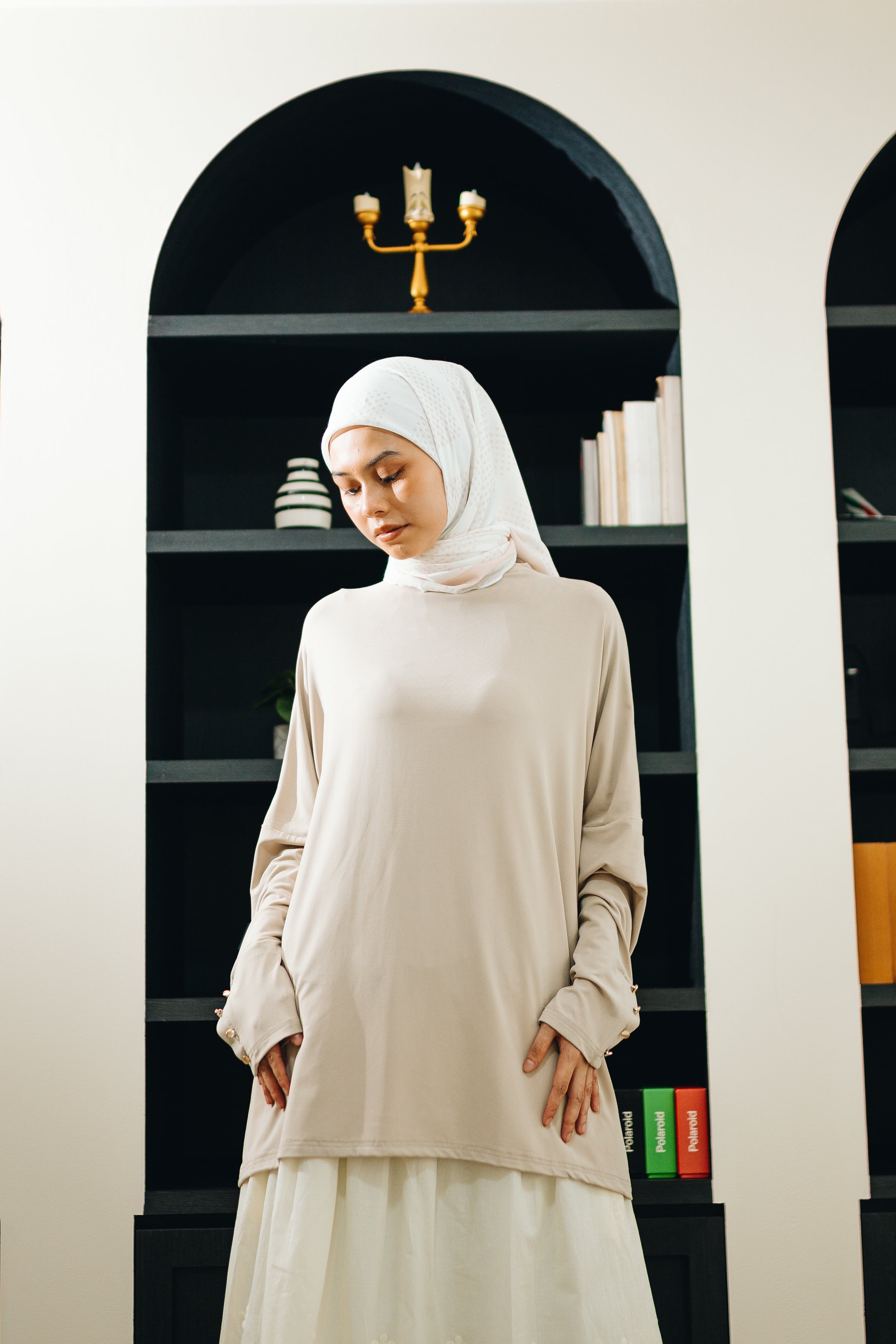 Amani Modal Top in Cream