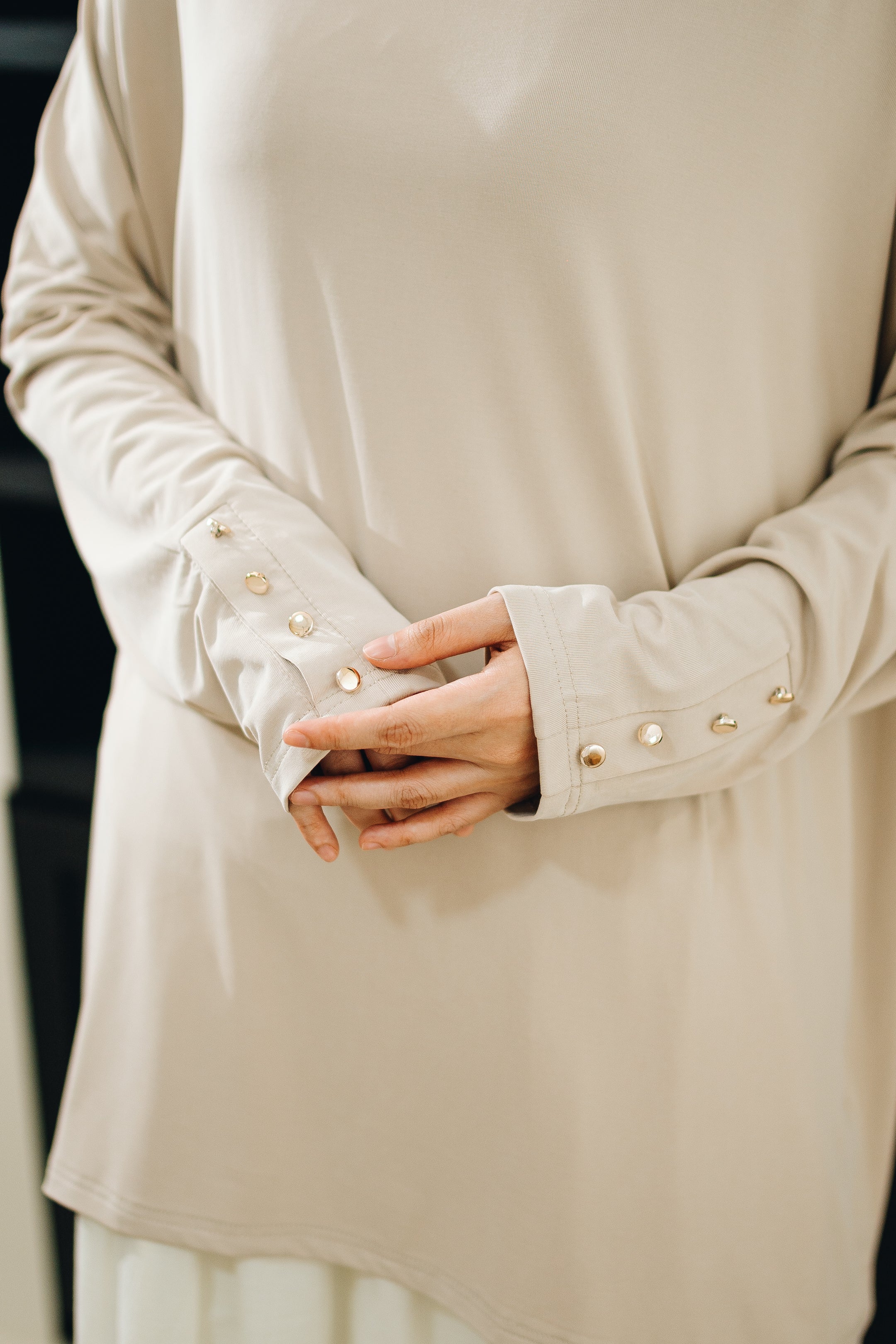 Amani Modal Top in Cream