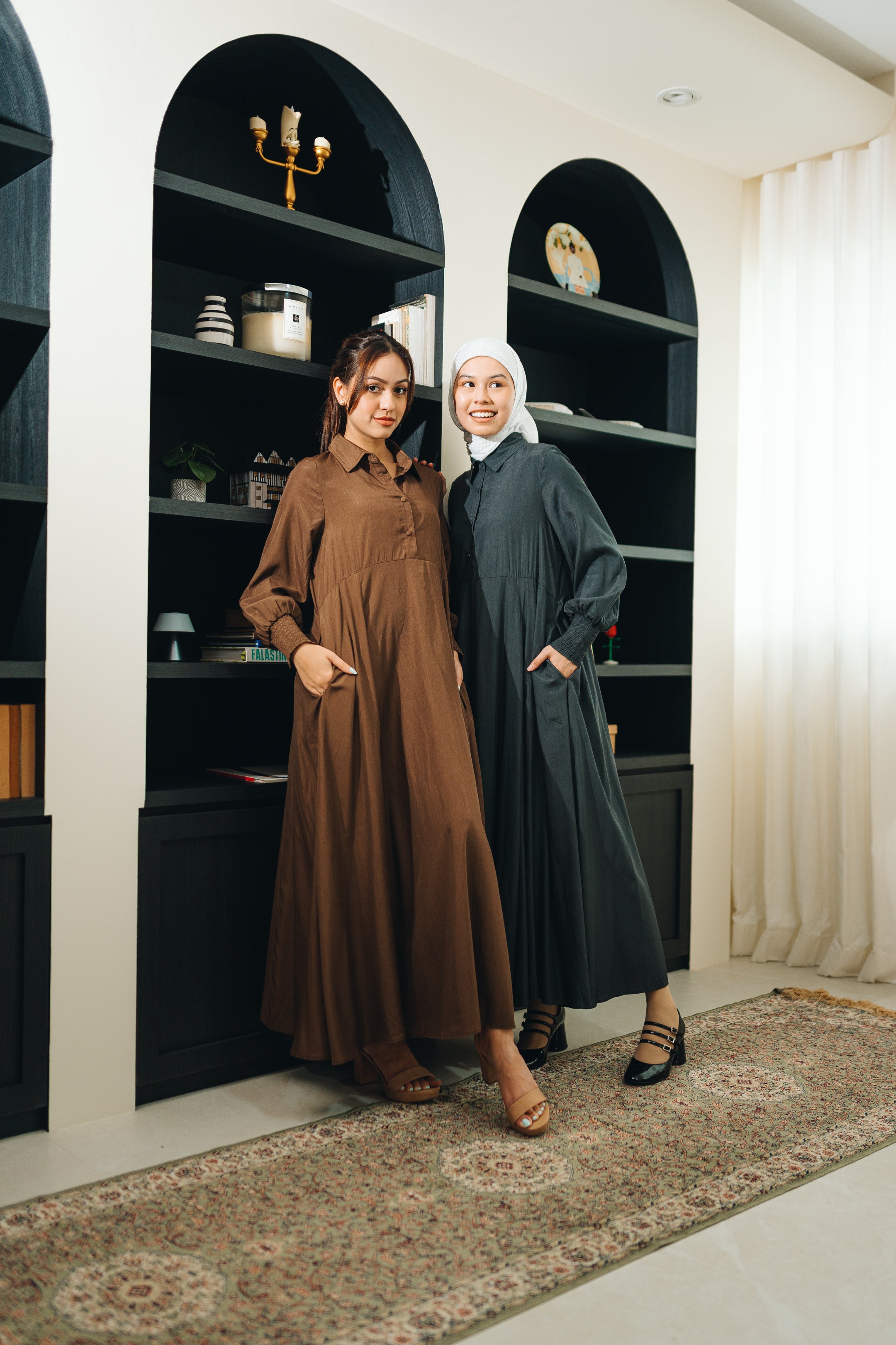Elira Dress in Chocolate