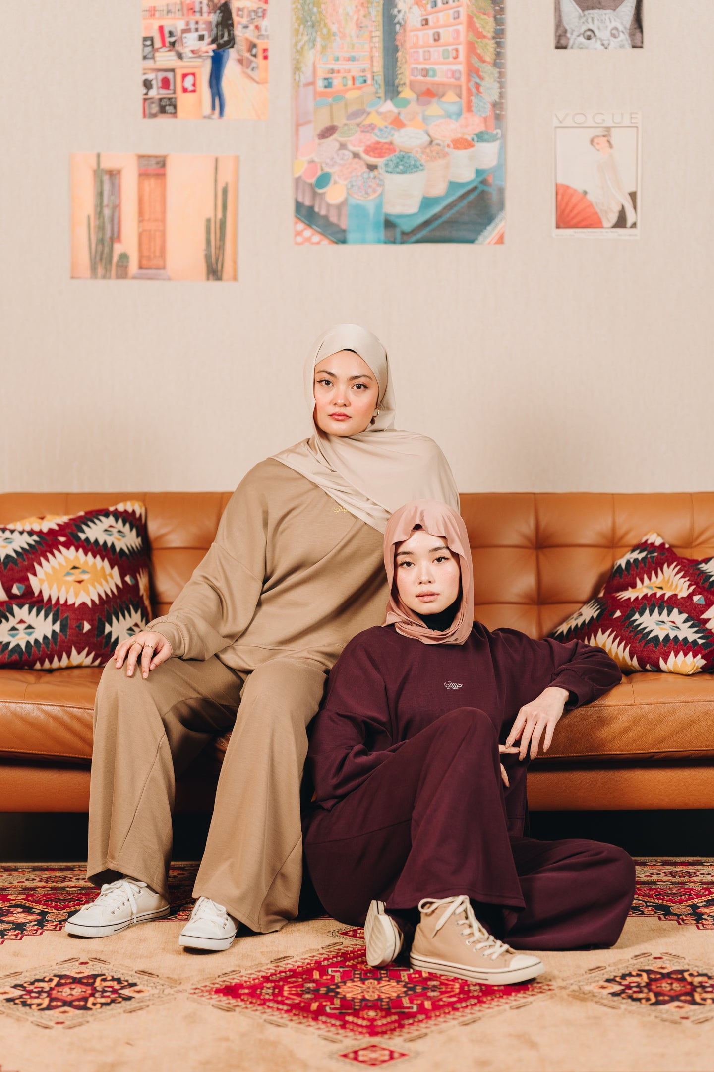 Modal Habibti Sweater in Coffee