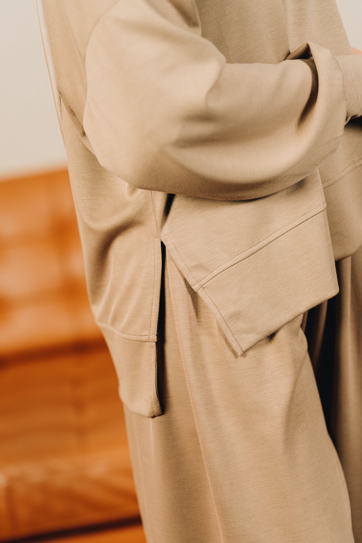 Modal Habibti Sweater in Coffee