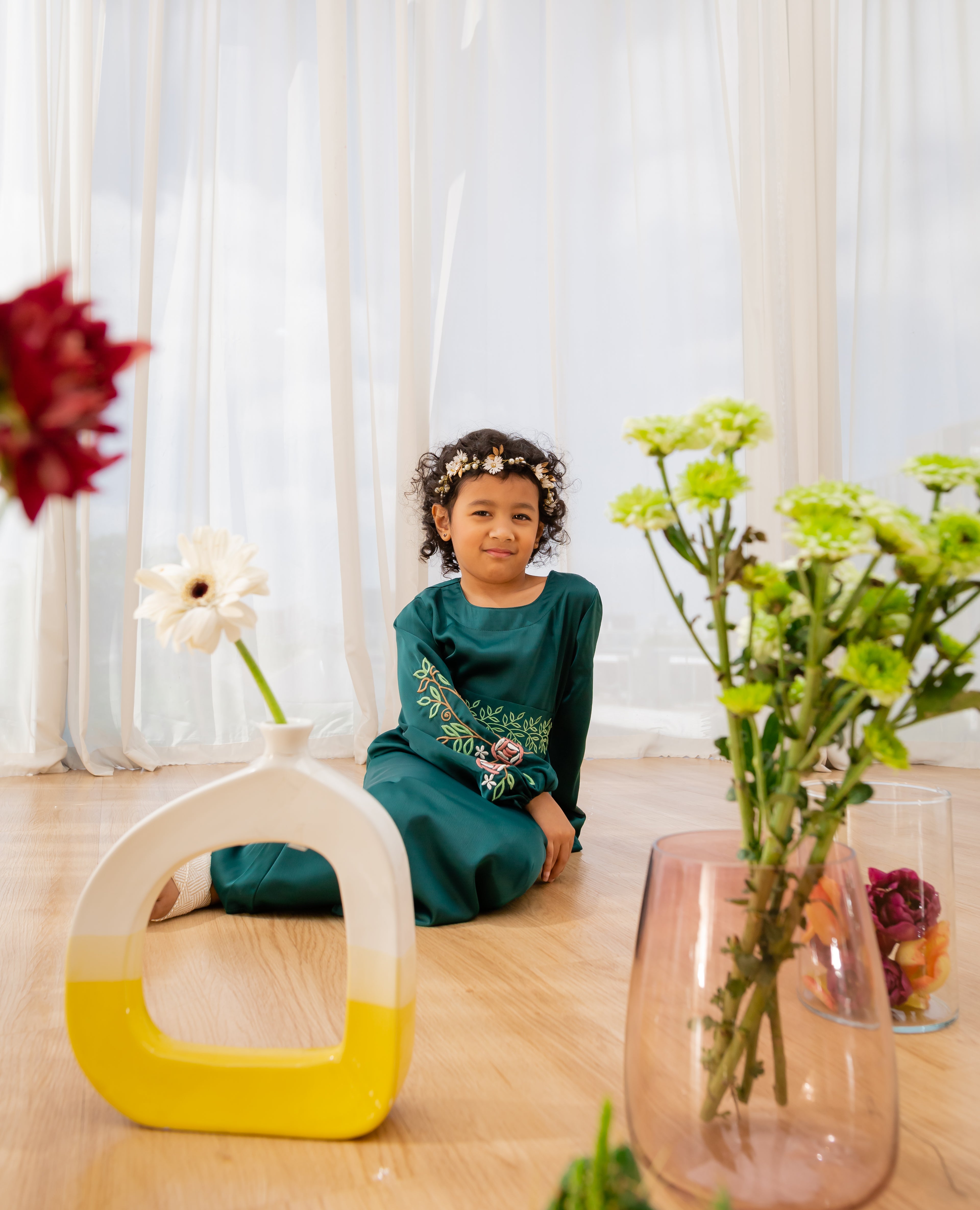 Oud Bouquet Dress - Kids - Zinnia
