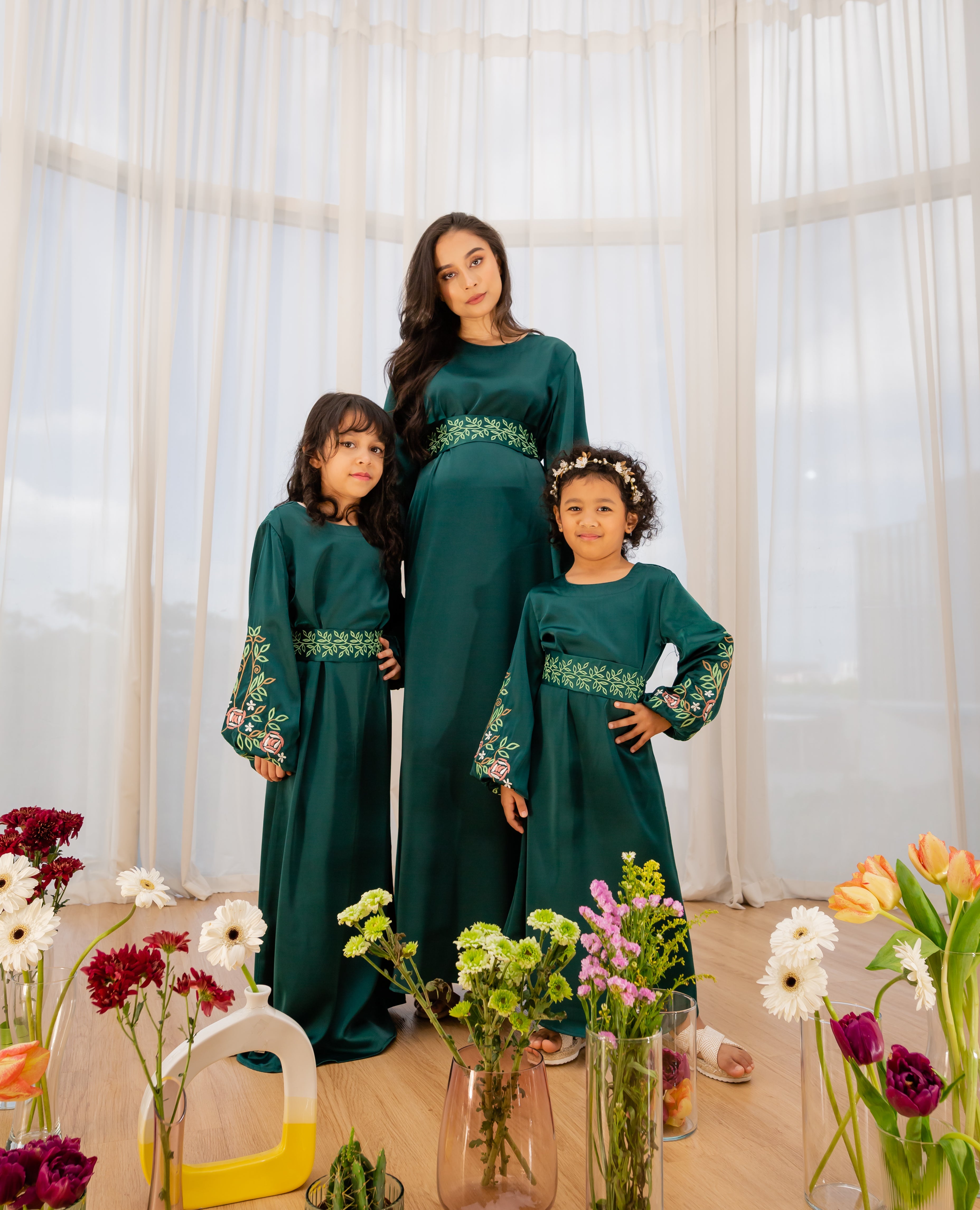 Oud Bouquet Dress - Kids - Zinnia