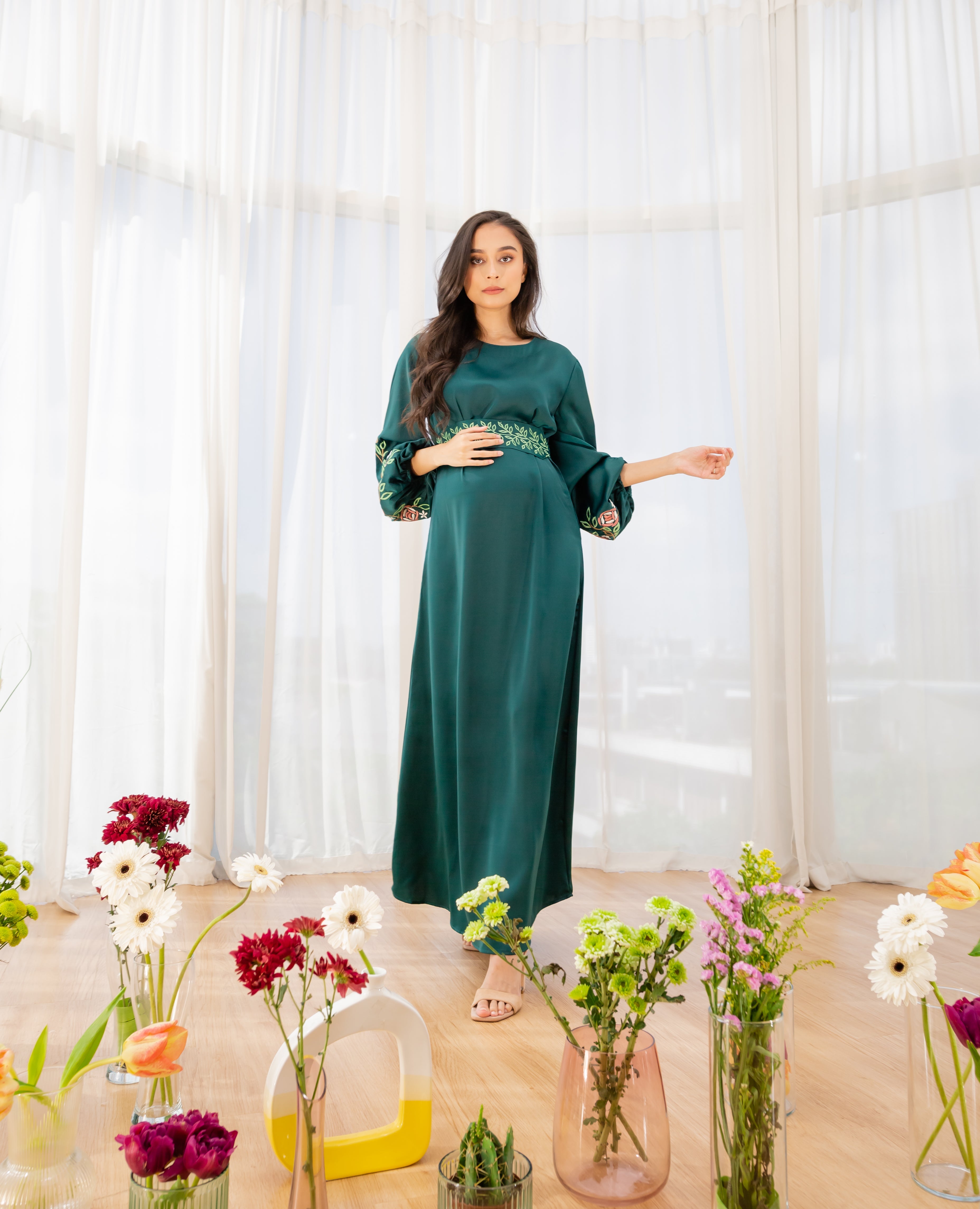 Oud Bouquet Dress - Zinnia