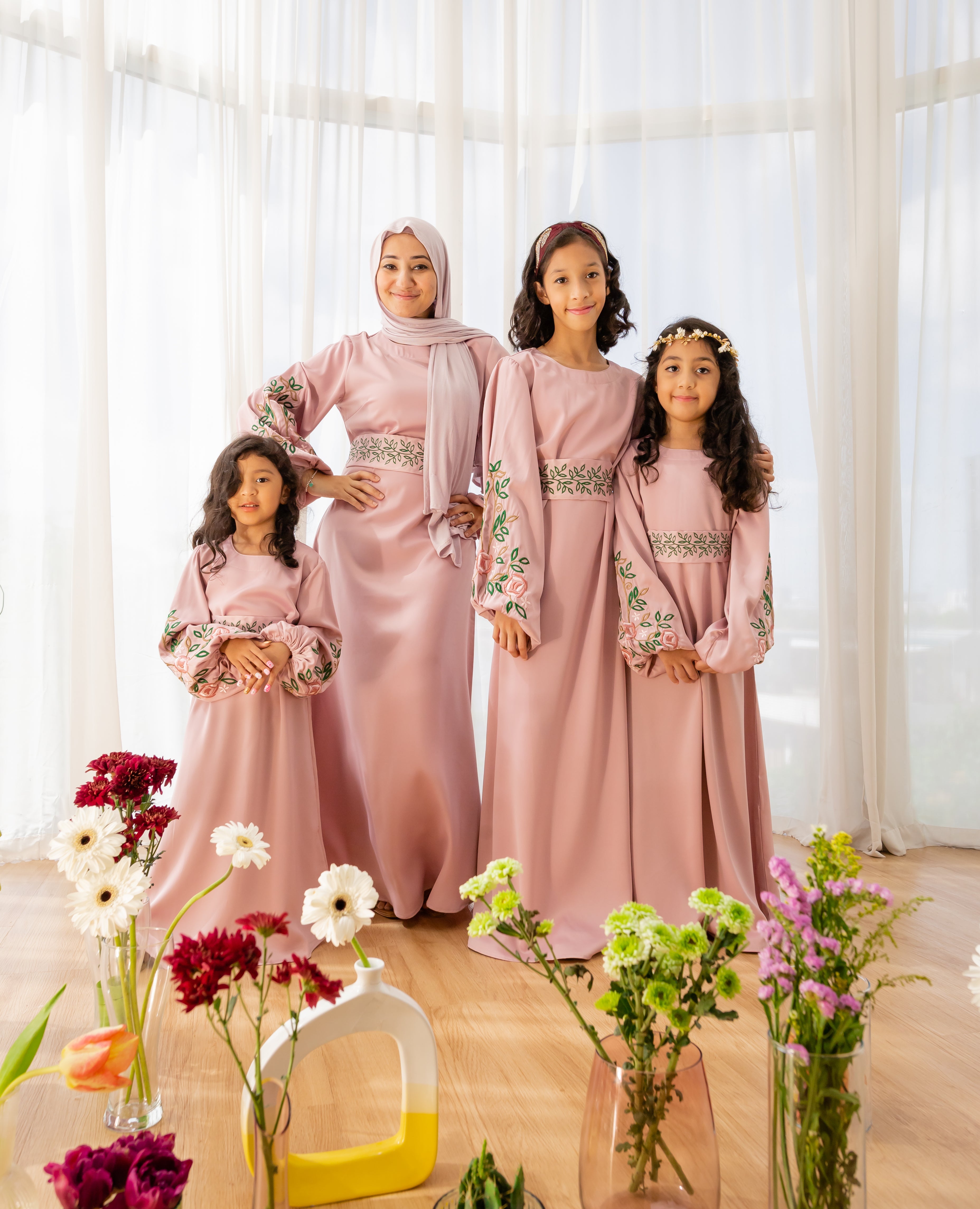 Oud Bouquet Dress - Kids - Azalea