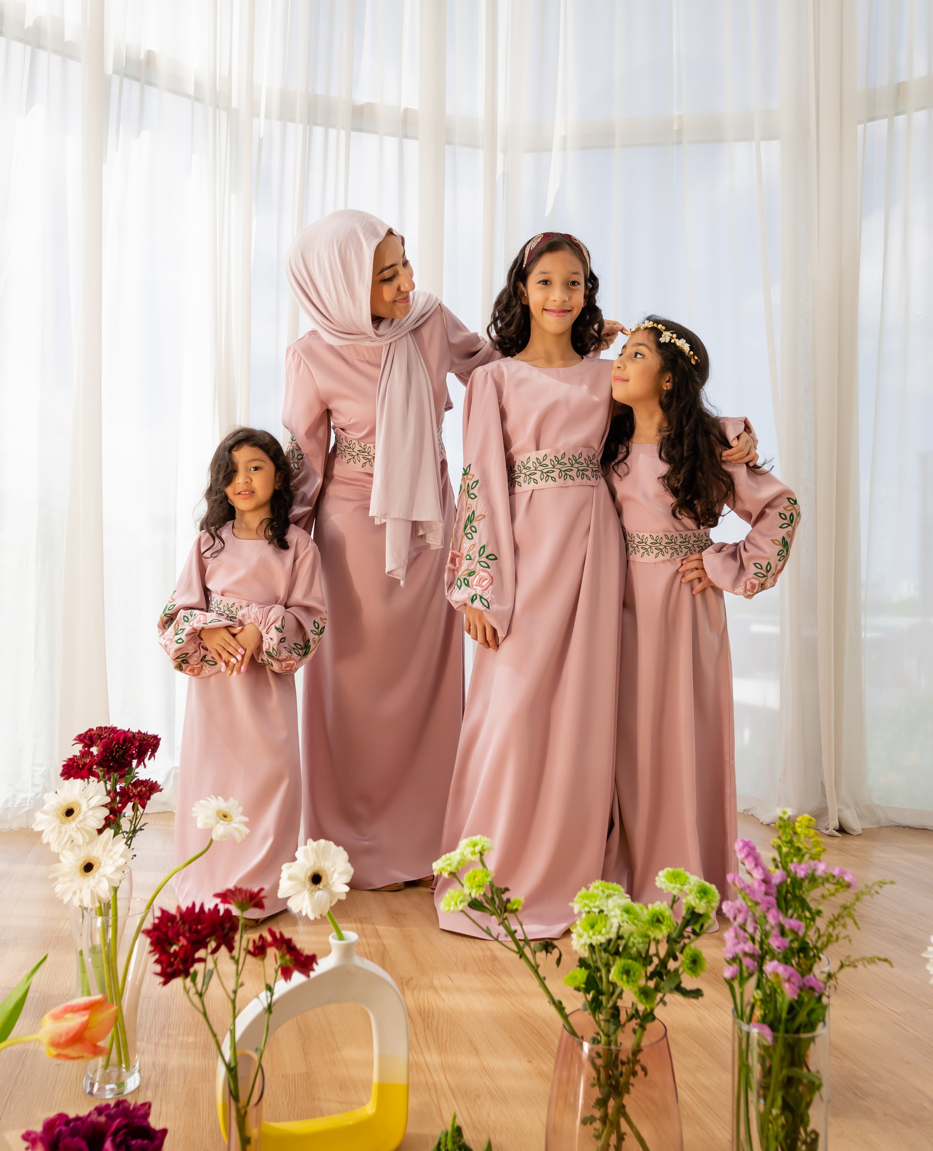 Oud Bouquet Dress - Kids - Azalea