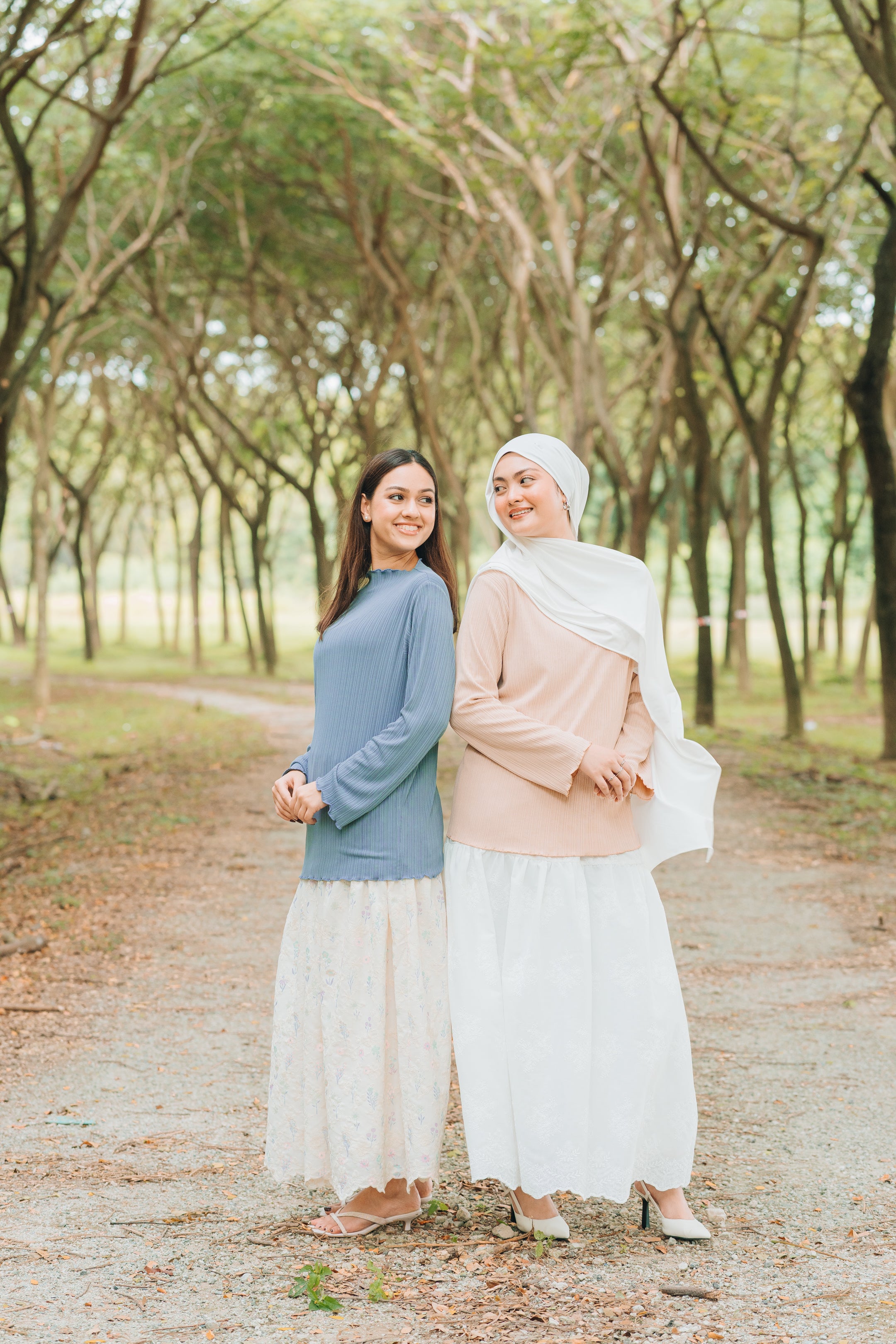 Lily Ribbed Top in Nude