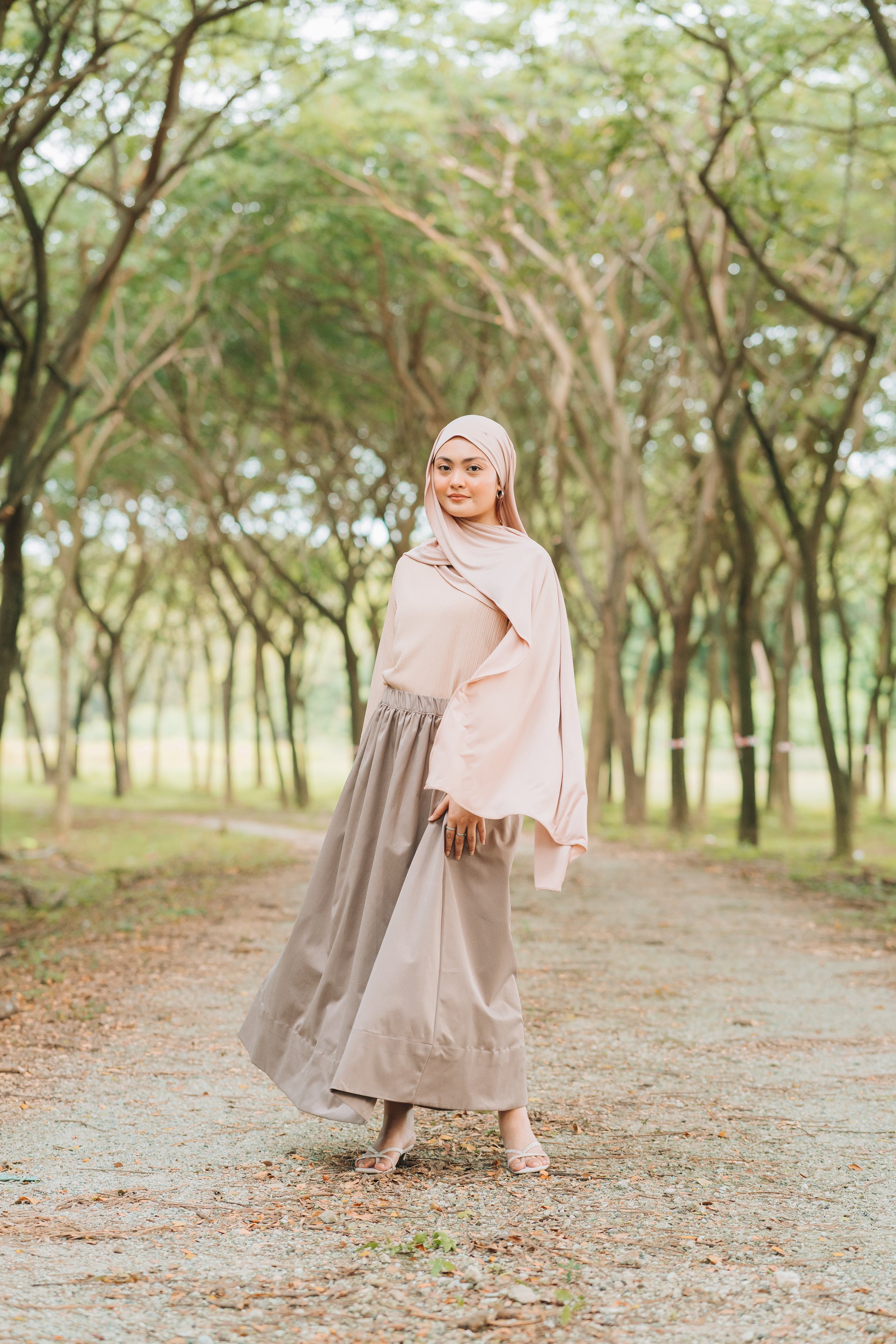 Lily Ribbed Top in Nude