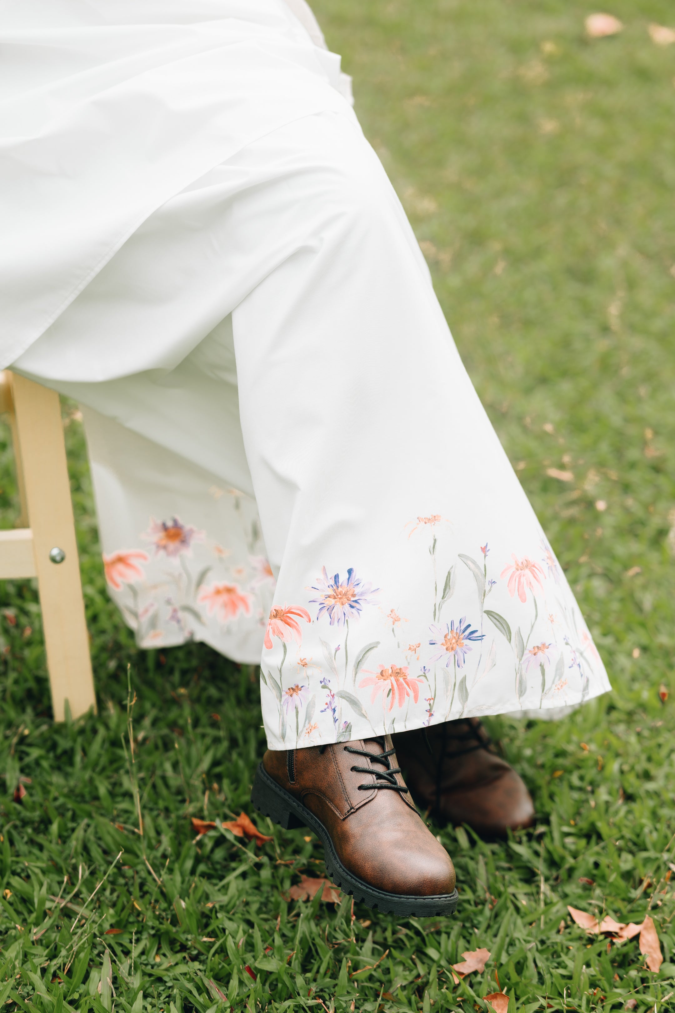 Wildflower Skirt in White