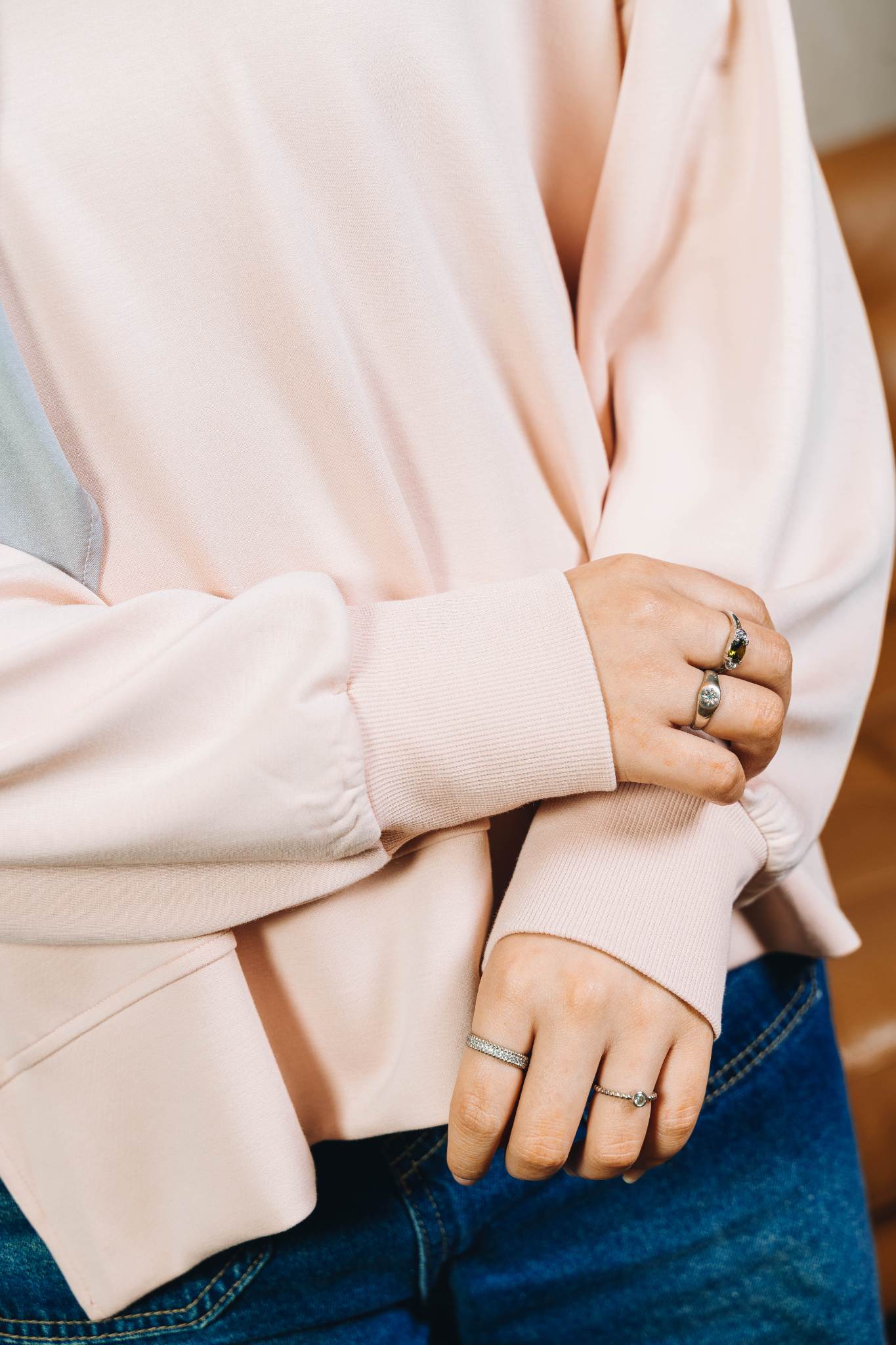Modal Habibti Sweater in Pink