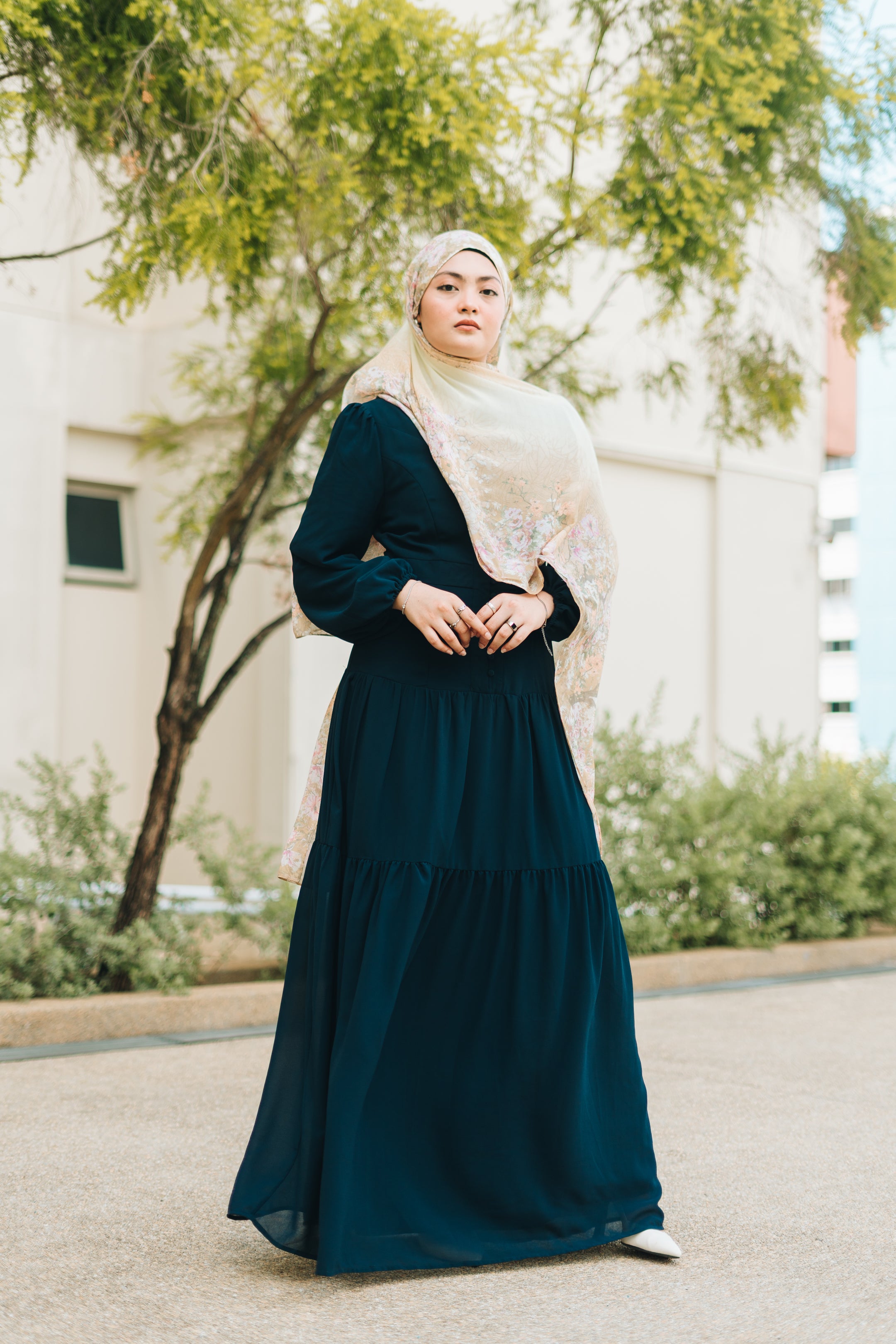 Taloura Chiffon Dress