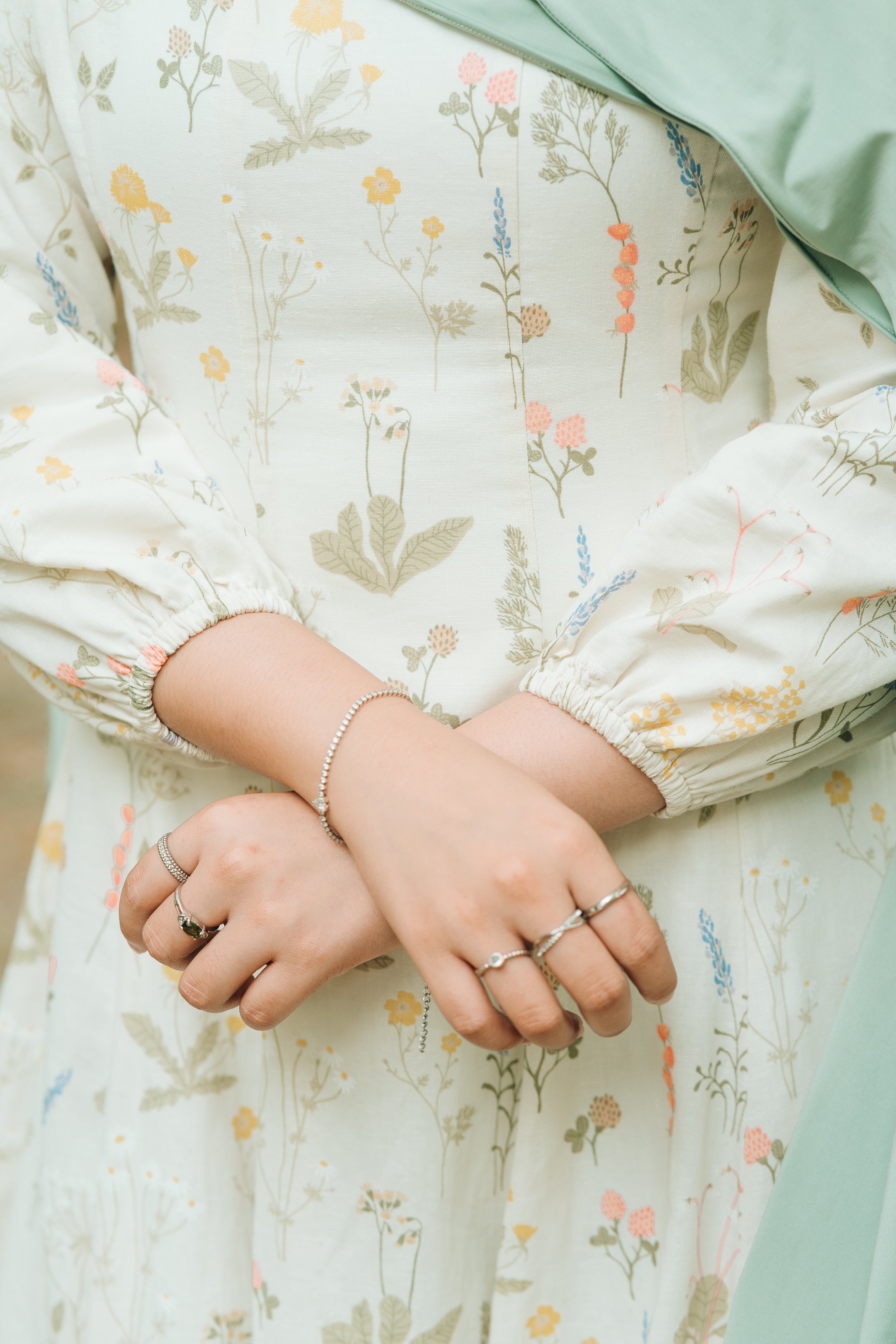Annelise Printed Linen Dress
