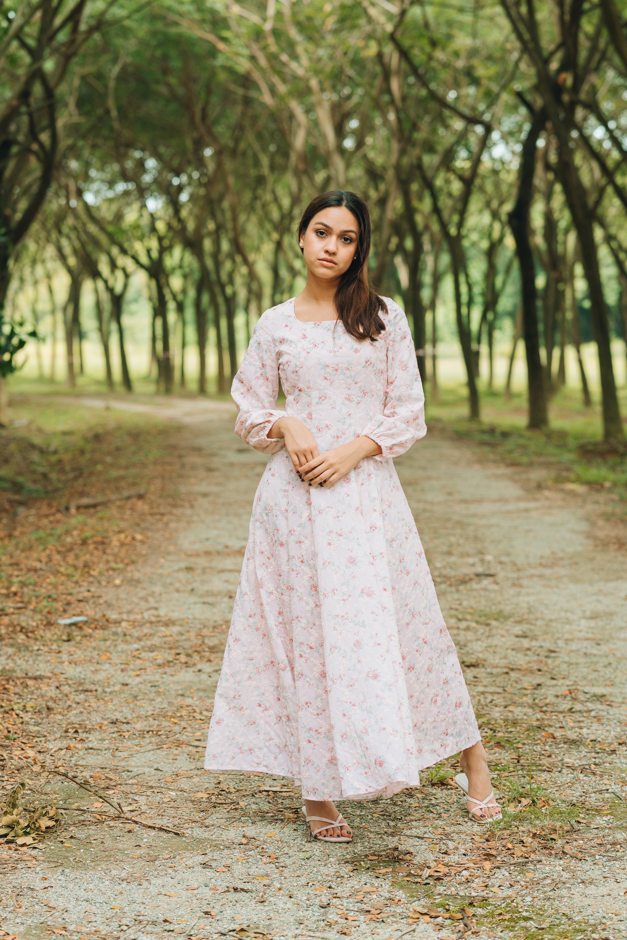 Rosalind Cotton Eyelet Dress