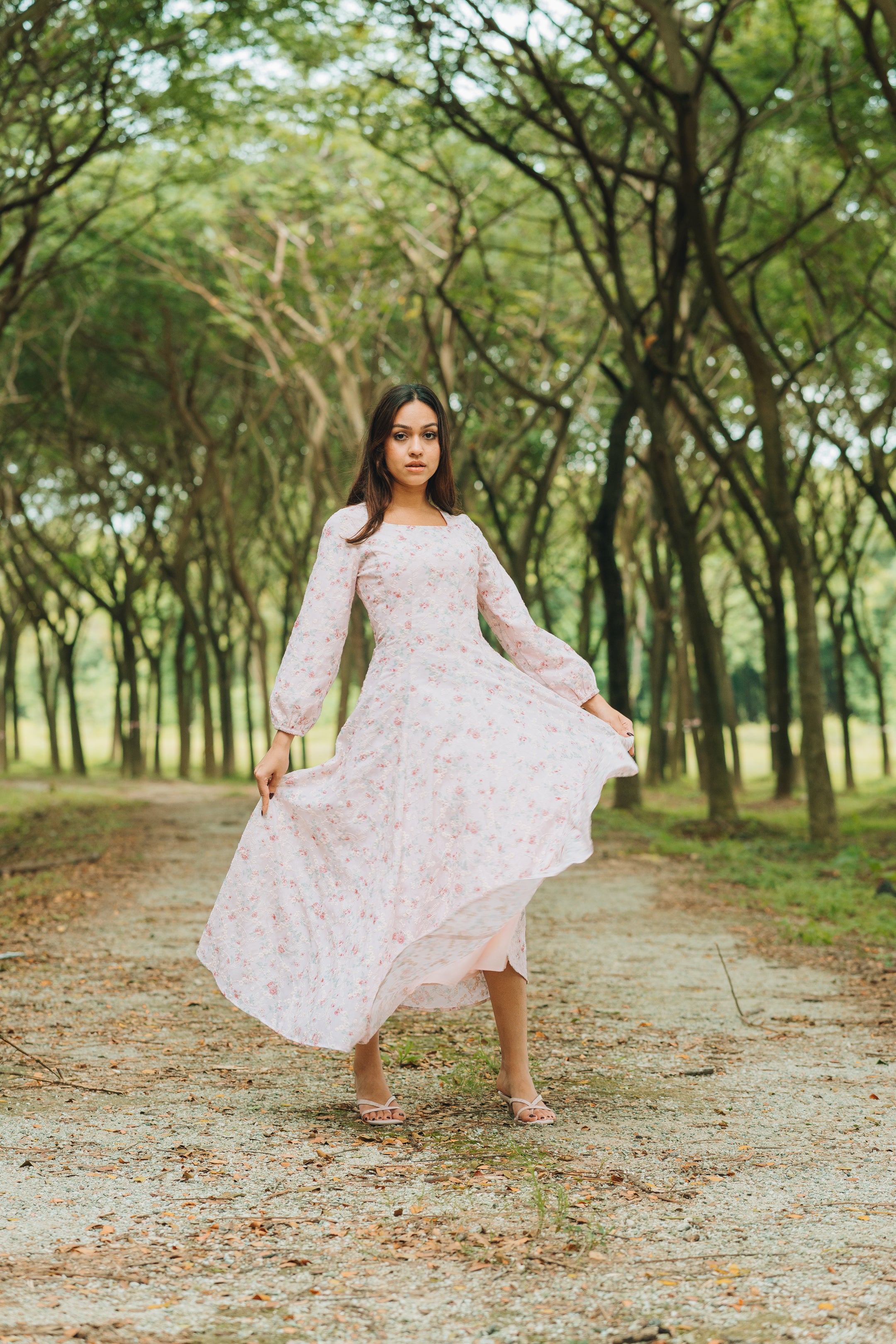 Rosalind Cotton Eyelet Dress