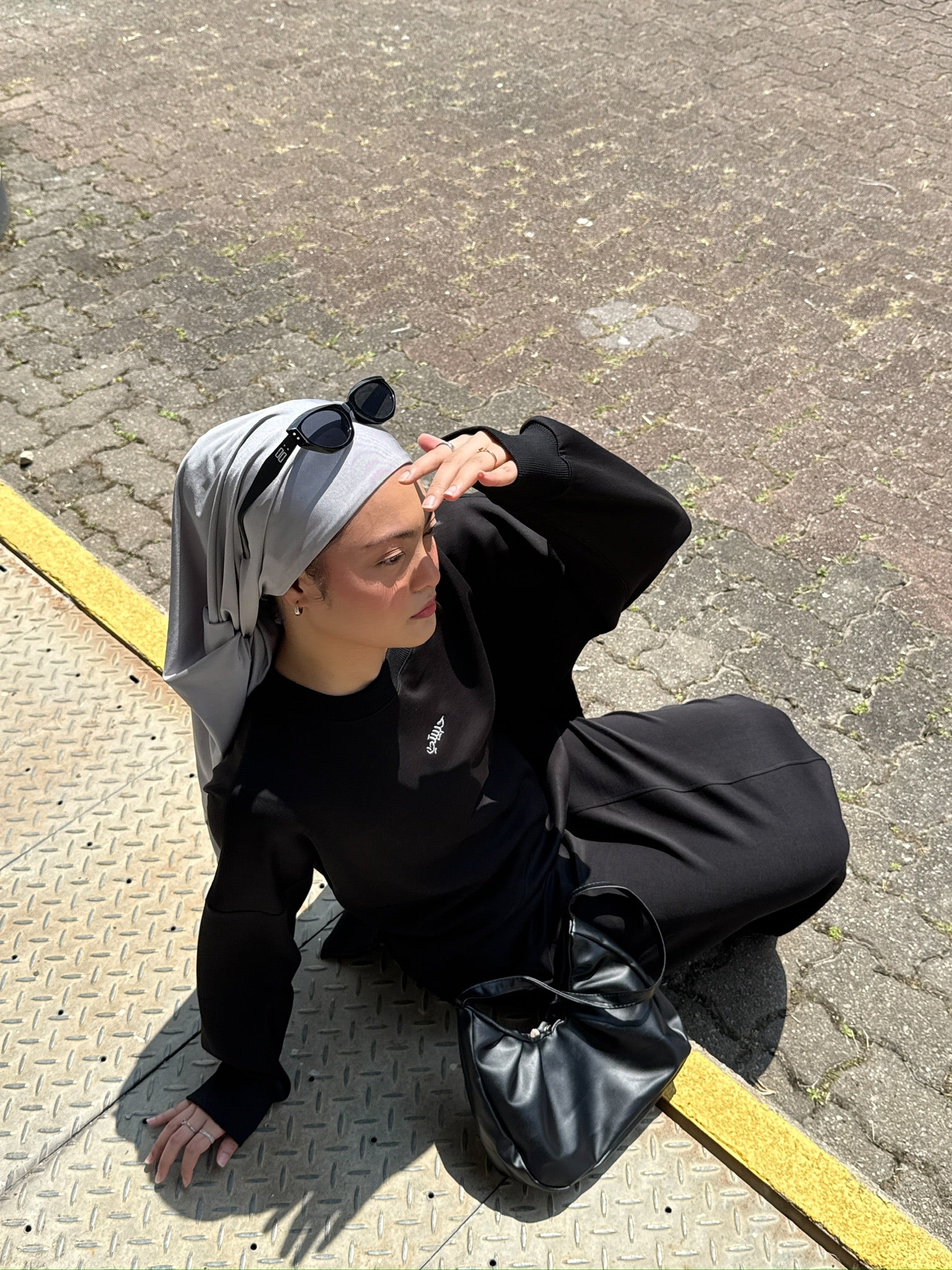 Modal Habibti Sweater in Black