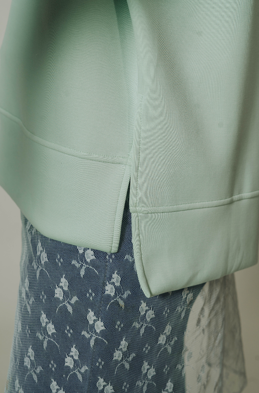 Modal Habibti Sweater in Mint