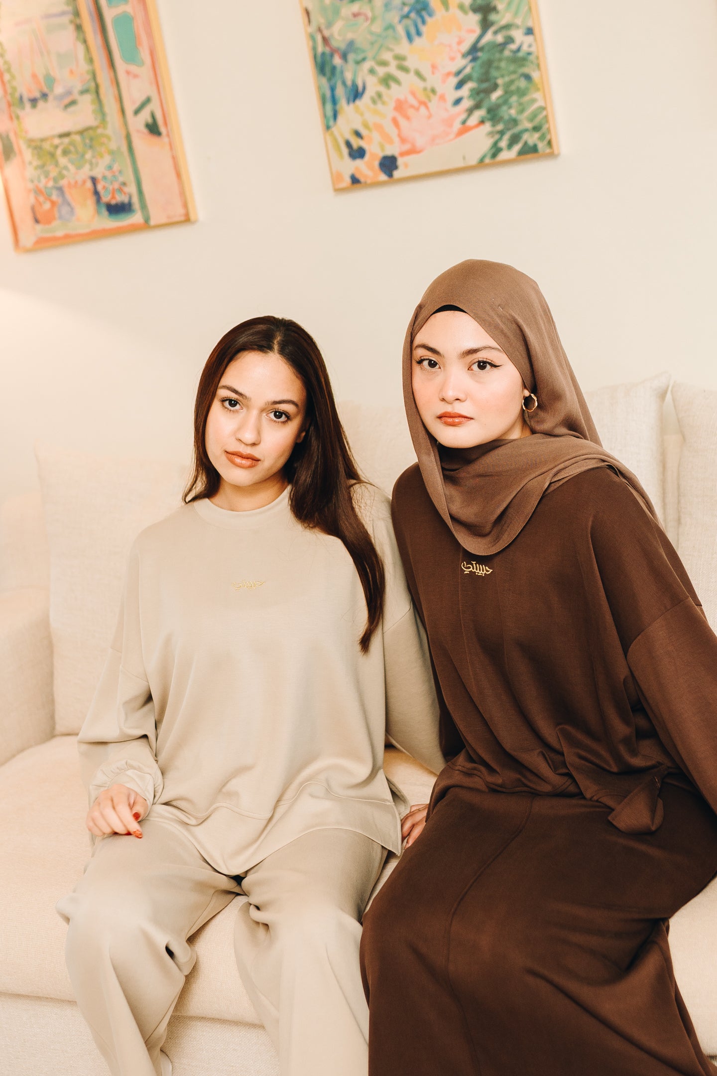 Modal Habibti Sweater in Brown