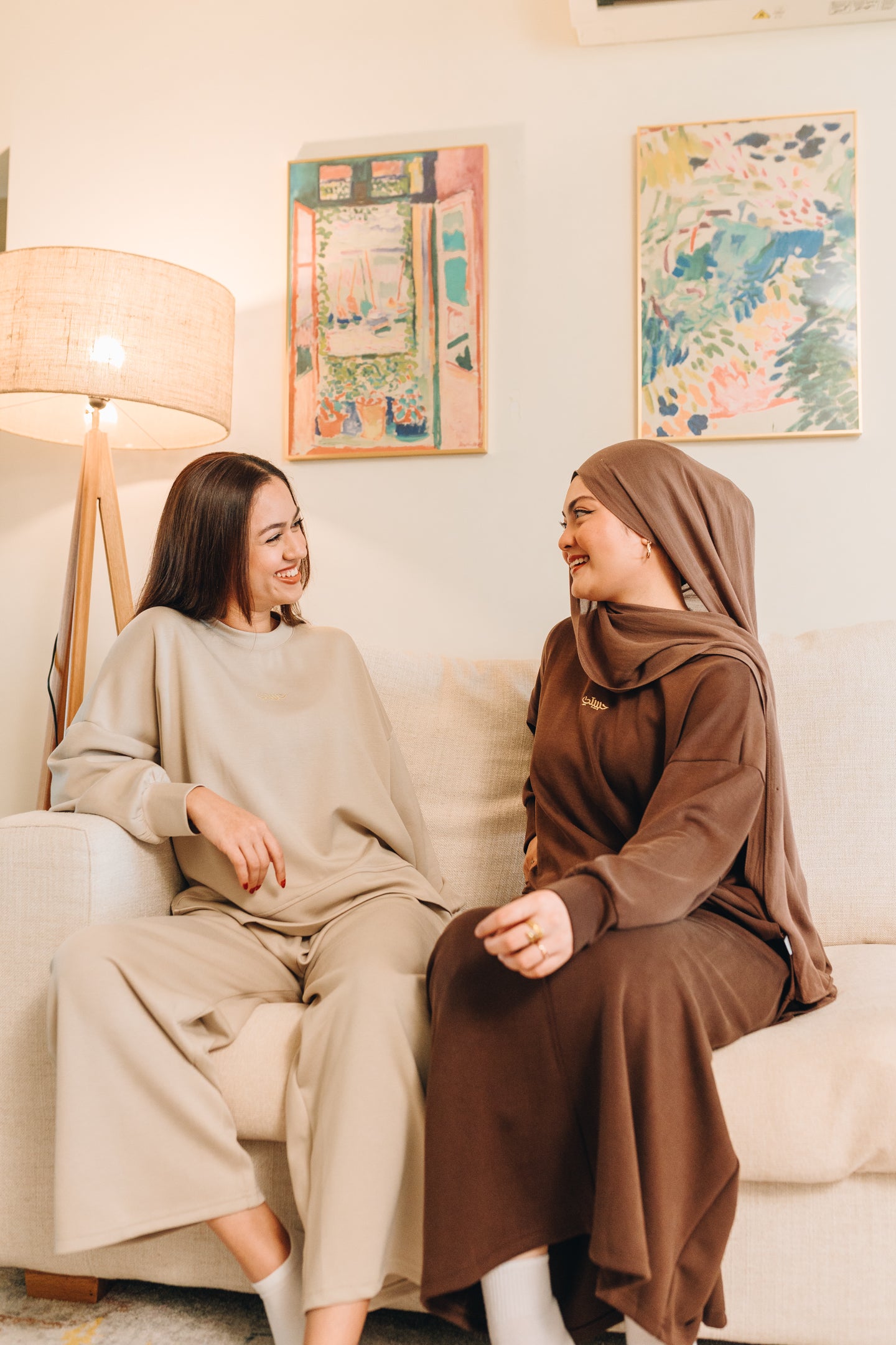 Modal Habibti Sweater in Cream